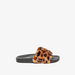 Haadana Animal Textured Slip-On Slide Slippers-Women%27s Flip Flops & Beach Slippers-thumbnail-0