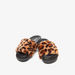 Haadana Animal Textured Slip-On Slide Slippers-Women%27s Flip Flops & Beach Slippers-thumbnailMobile-1