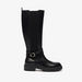 Haadana Knee Length Boots with Block Heels-Women%27s Boots-thumbnailMobile-0