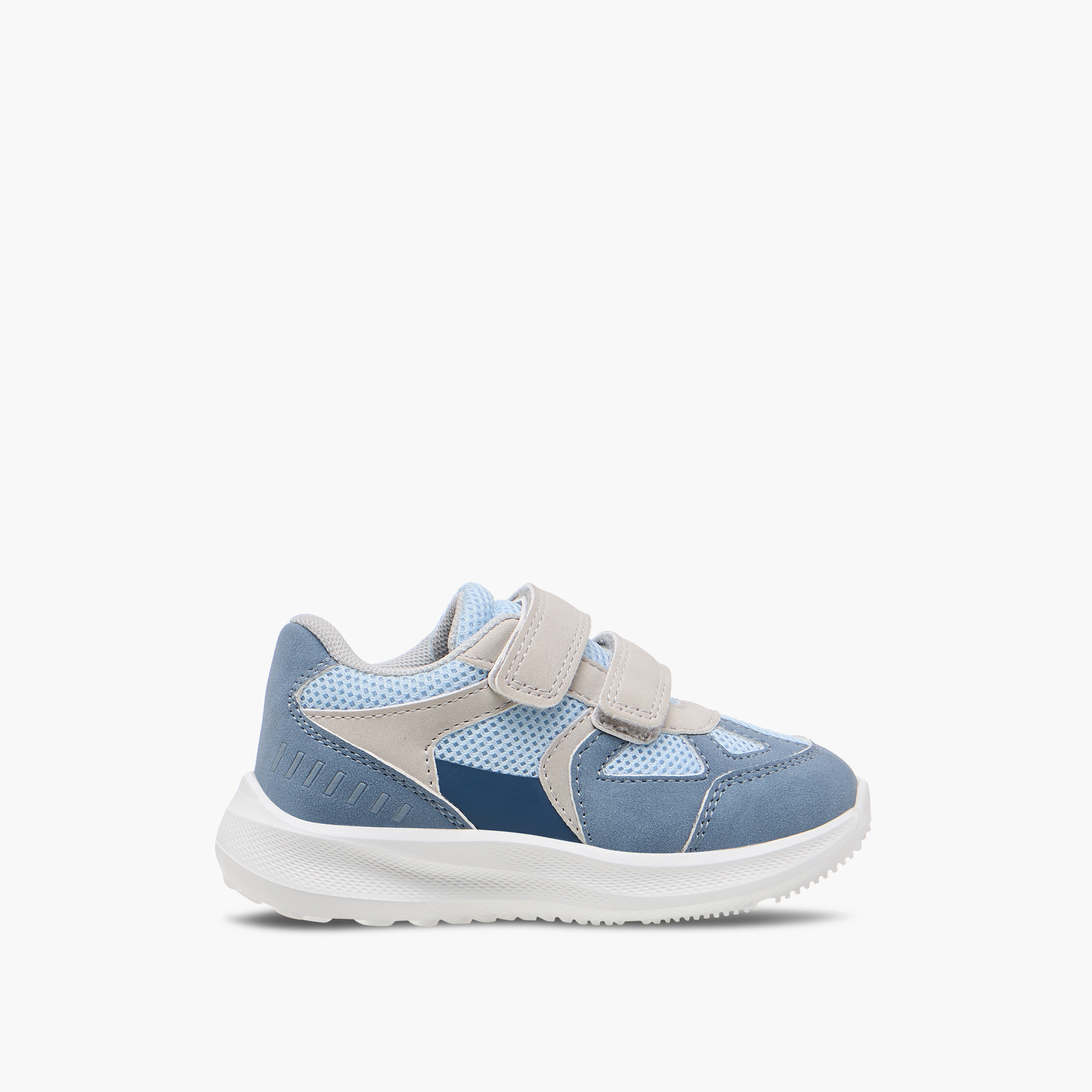 Barefeet Panelled Sneakers with Hook and Loop Closure-boys-shoes-sneakers-image-3