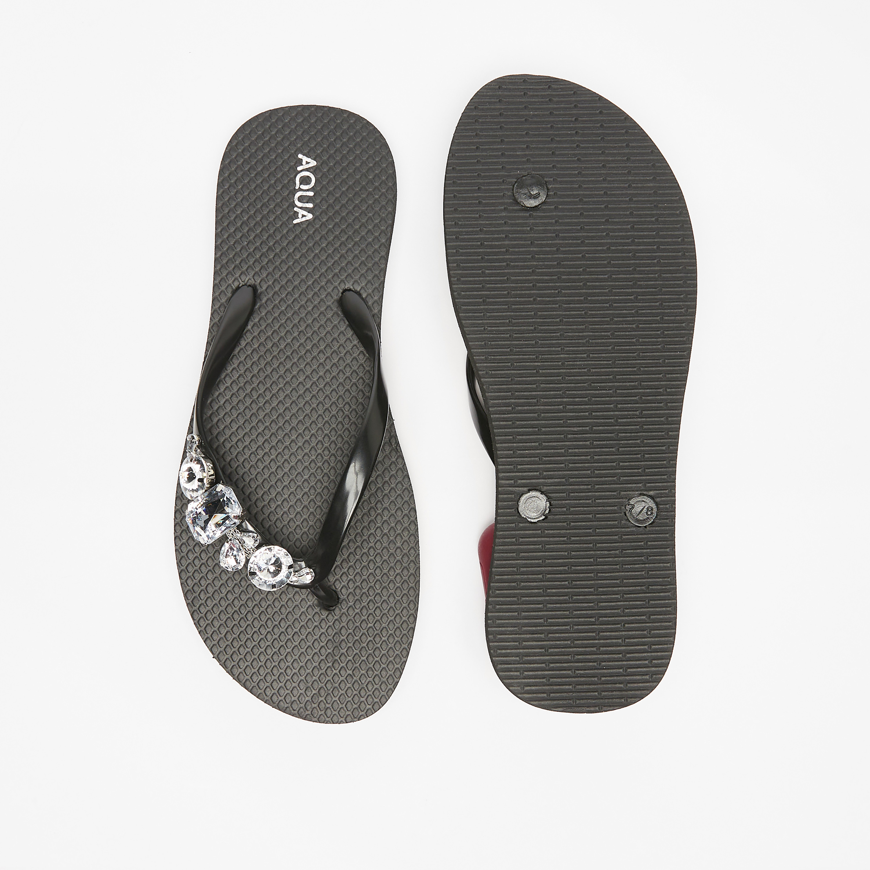 Aqua Stone Embellished Thong Slippers-women-shoes-flipflopsandslides-image-5