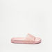 Aqua Floral Print Slide Slippers-Women%27s Flip Flops & Beach Slippers-thumbnailMobile-0