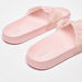 Aqua Floral Print Slide Slippers-Women%27s Flip Flops & Beach Slippers-thumbnail-2