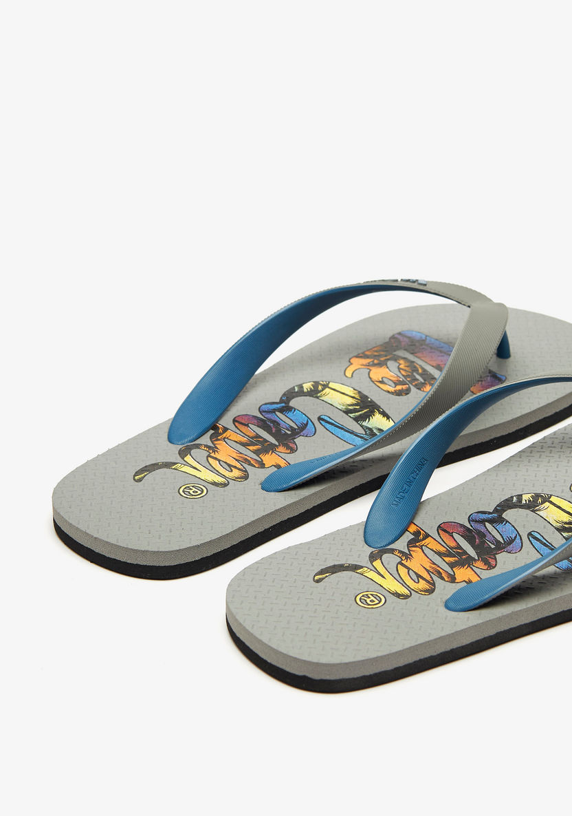 Lee Cooper Men's Printed Thong Slippers-Men%27s Flip Flops & Beach Slippers-image-2