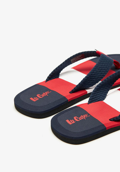 Lee Cooper Men's Striped Thong Slippers