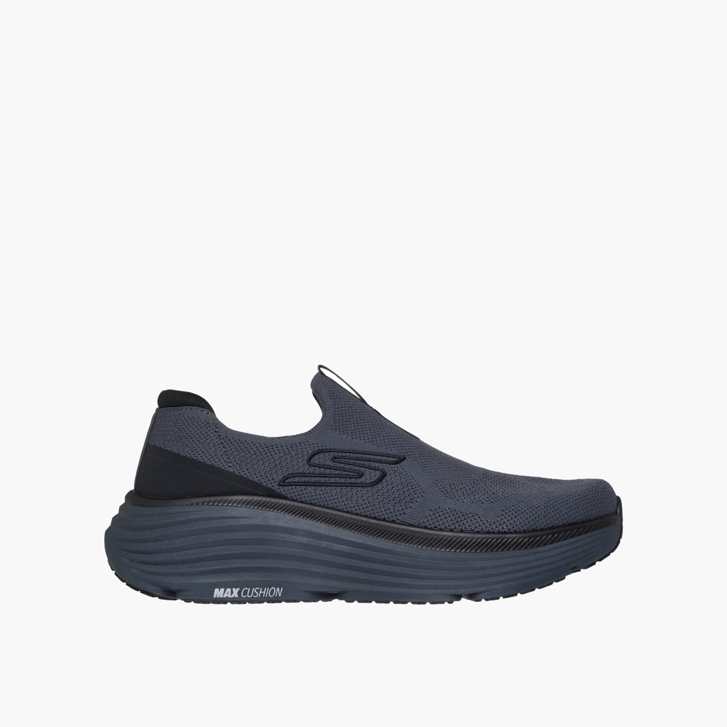 Skechers Men Logo Textured Slip-On Sports Shoes-men-shoes-sneakers-image-1