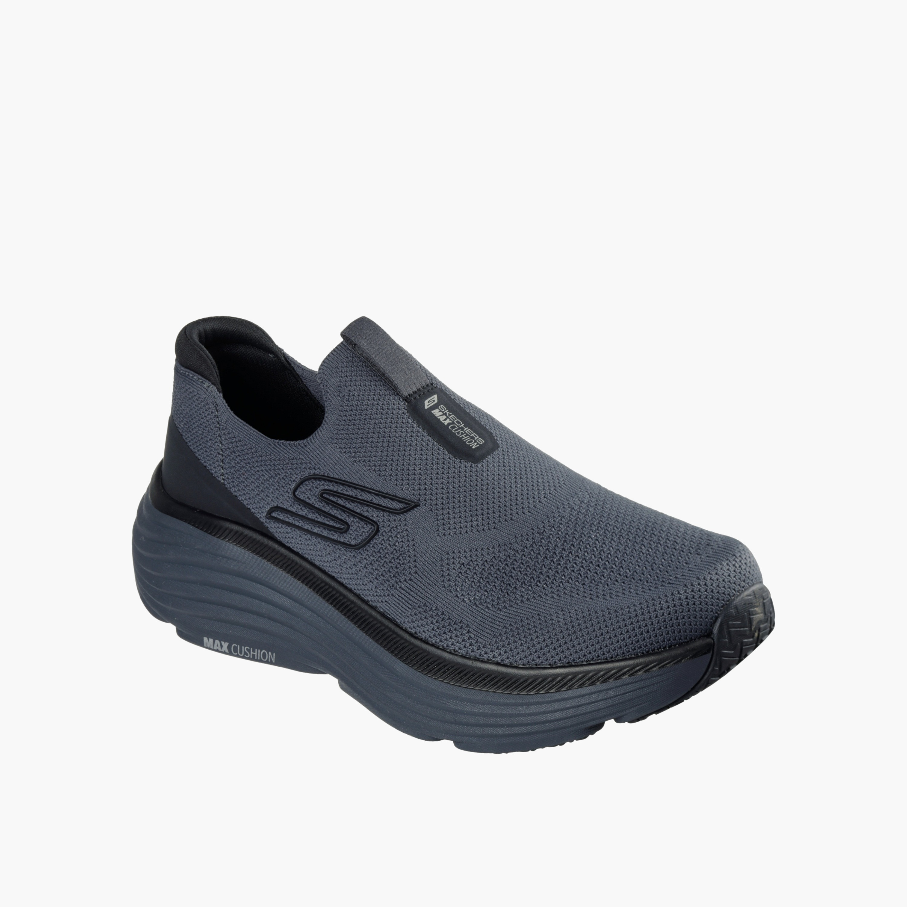 Skechers Men Logo Textured Slip-On Sports Shoes-men-shoes-sneakers-image-4