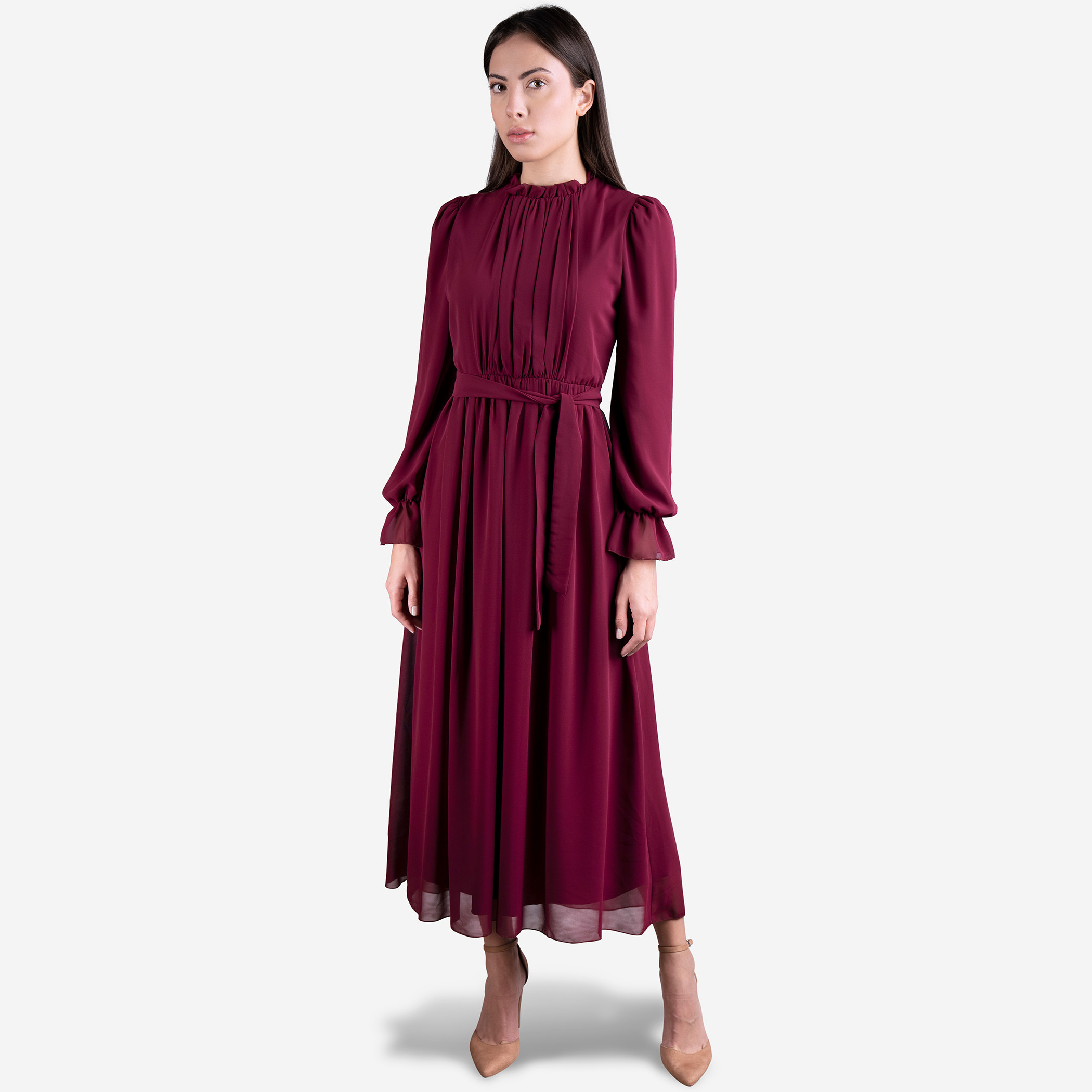 بوتيكنا أحمر  فستان-women-clothing-dresses-image-1