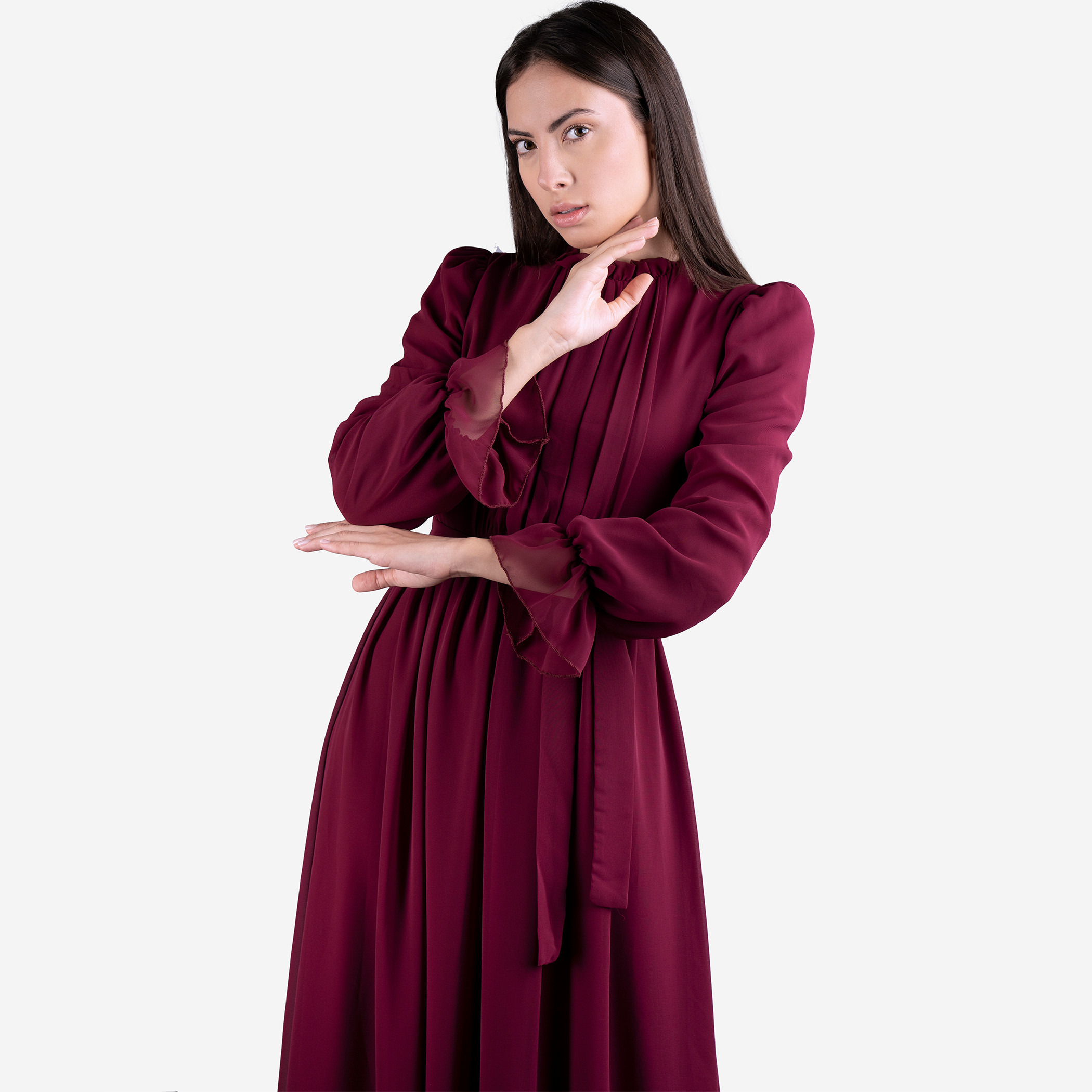 بوتيكنا أحمر  فستان-women-clothing-dresses-image-3