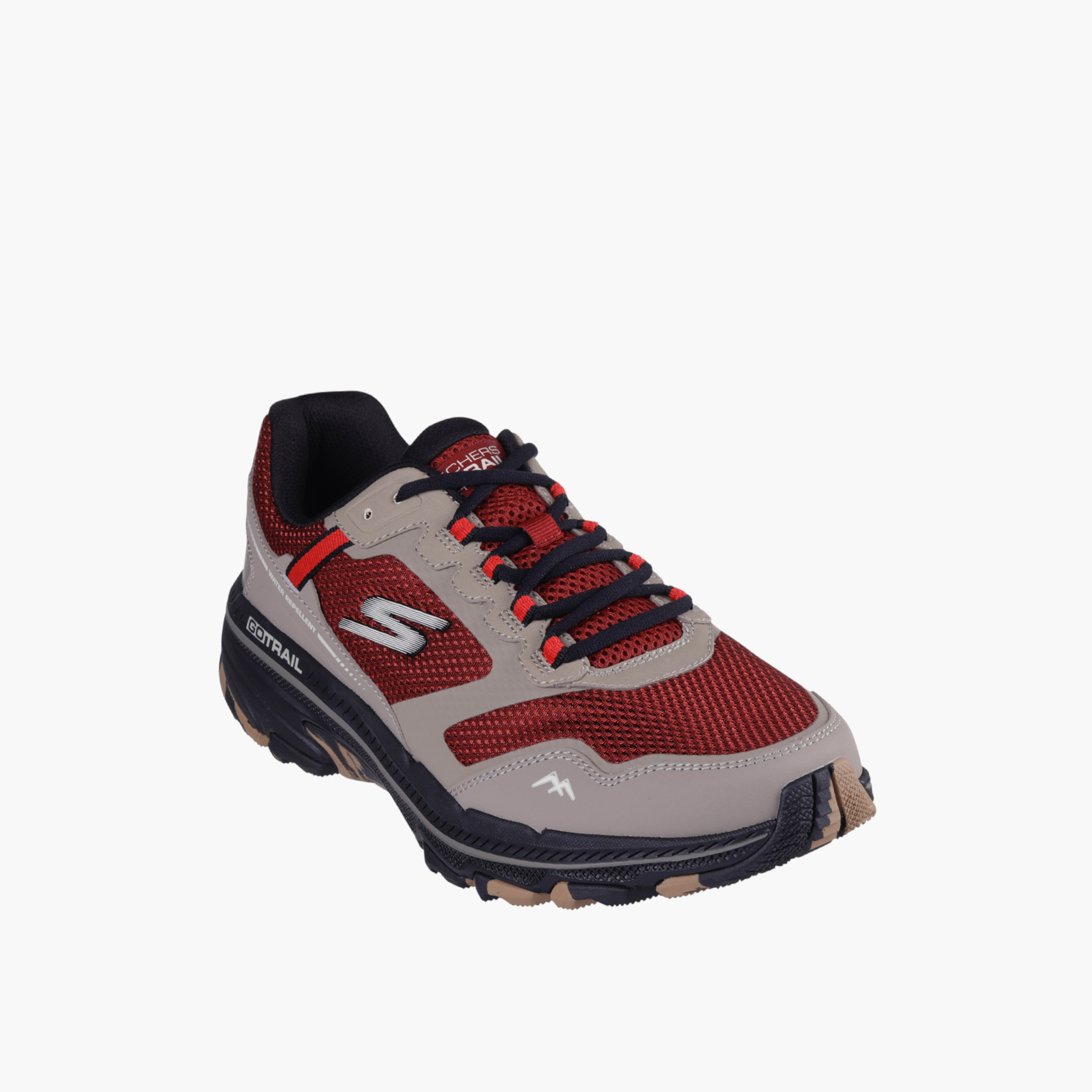 Skechers Men's Textured Lace-Up Running Shoes - GO RUN TRAIL ALTITUDE MARBLE ROCK 3.0-sports-men-shoes-image-1