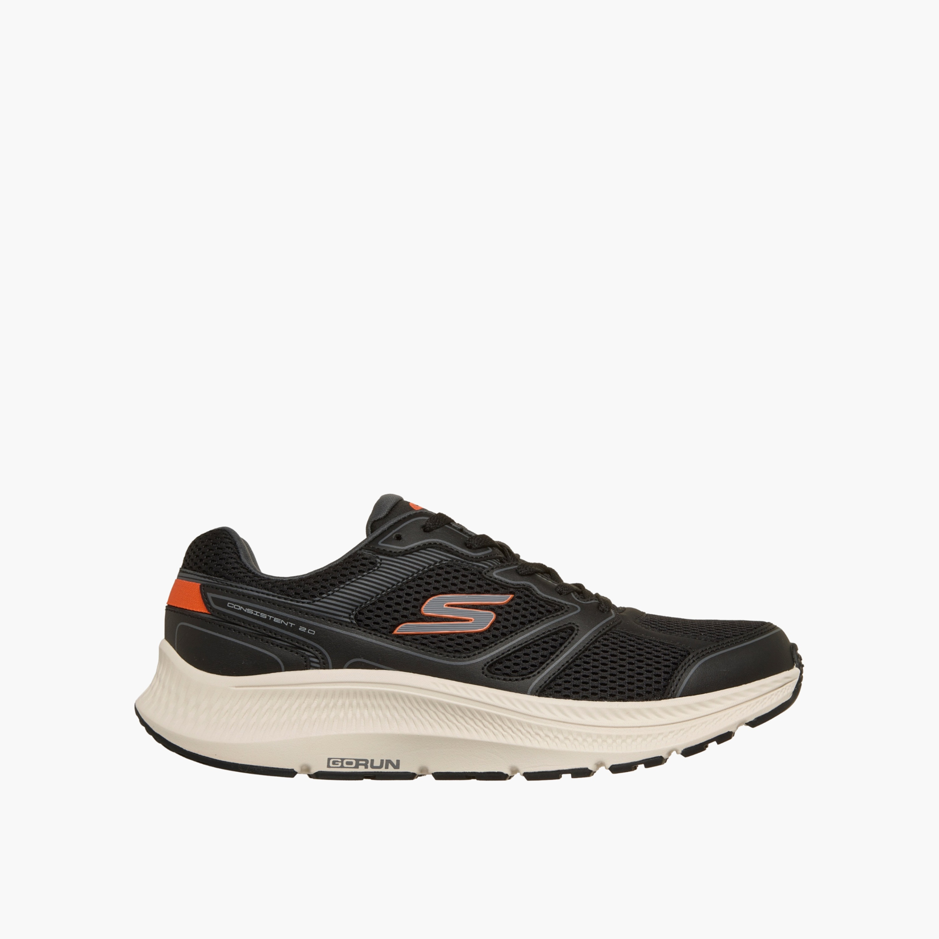 حذاء رياضي جلد برباط إغلاق للرجال من سكيتشرز-men-shoes-sneakers-image-1