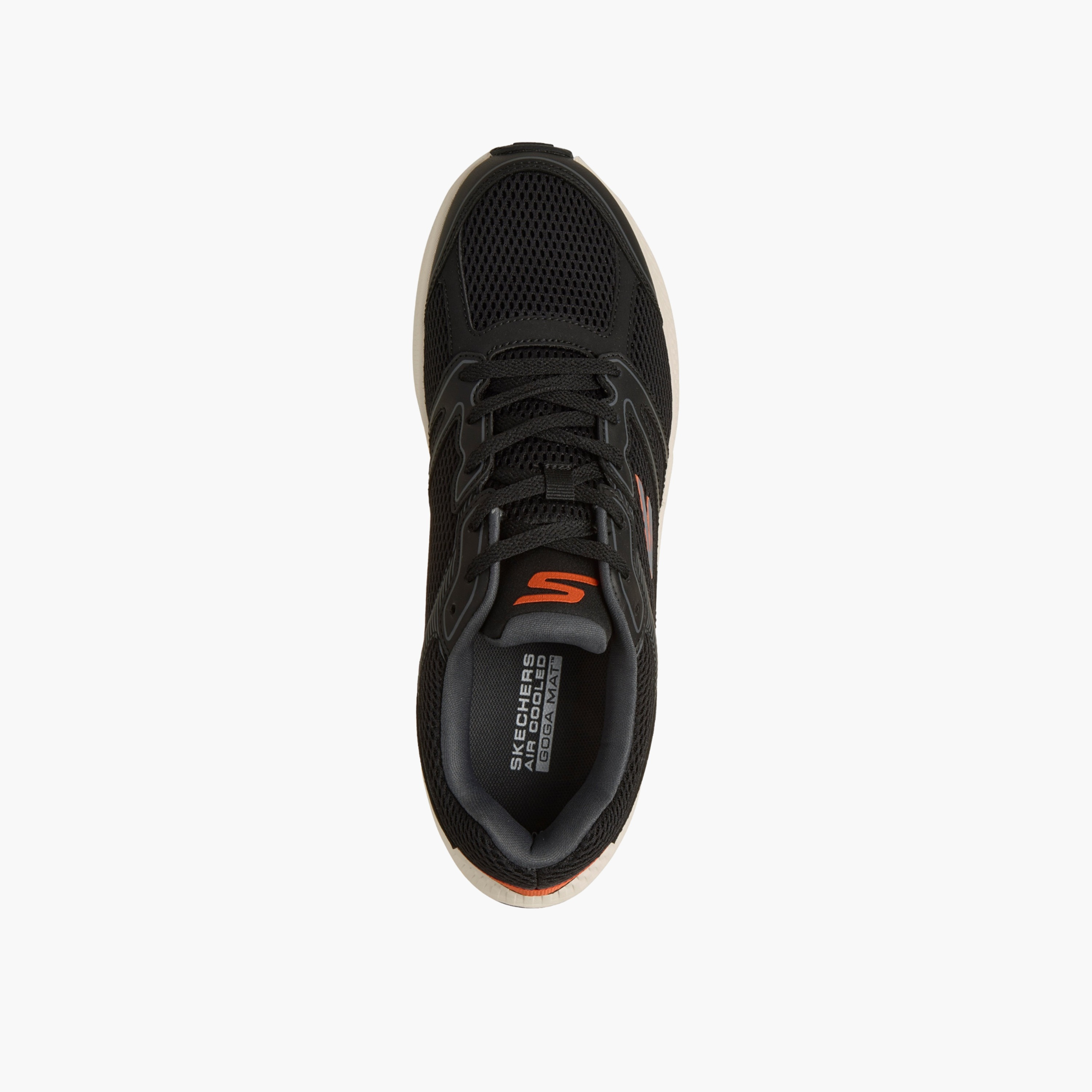 حذاء رياضي جلد برباط إغلاق للرجال من سكيتشرز-men-shoes-sneakers-image-2