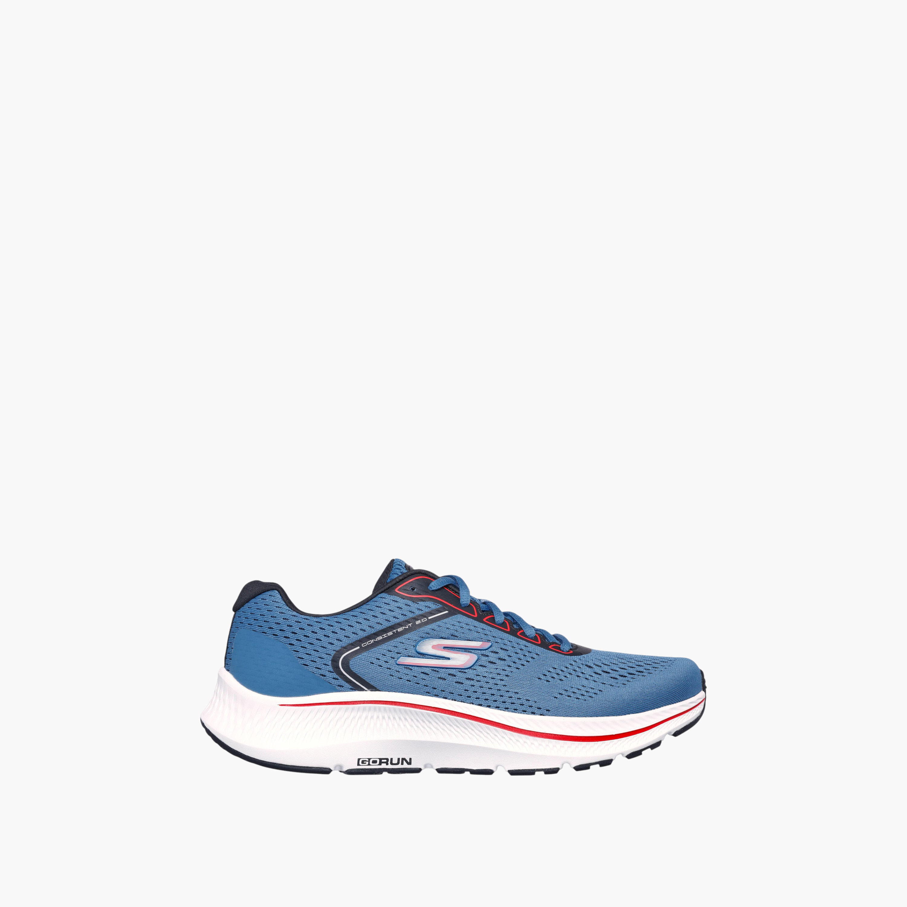 Sketchers Men's GO RUN CONSISTENT 2.0 Lace-Up Sports Shoes - 220865-NVBK-sports-men-shoes-image-2