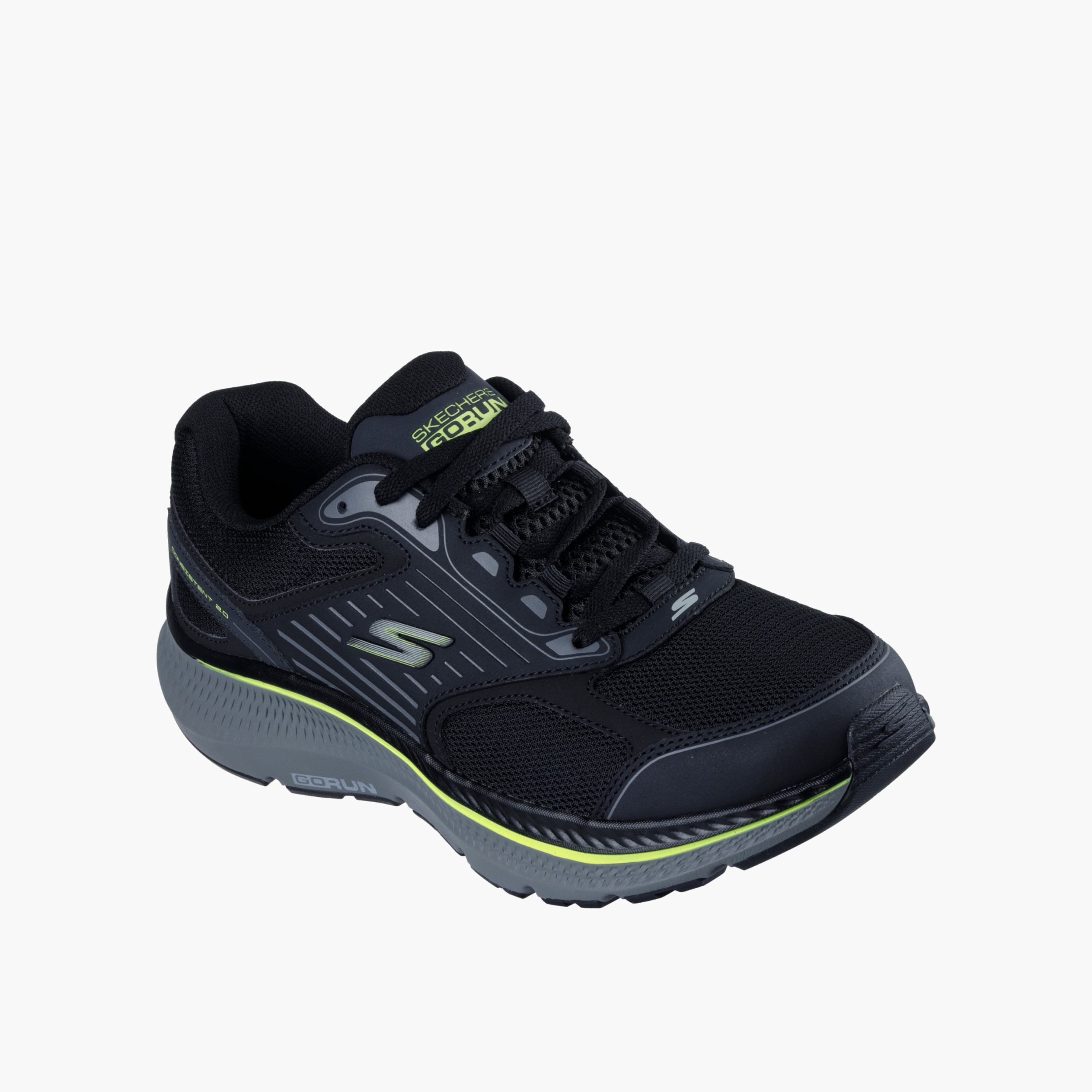 Skechers Men Leather Lace-Up Running Shoes-sports-men-shoes-image-4