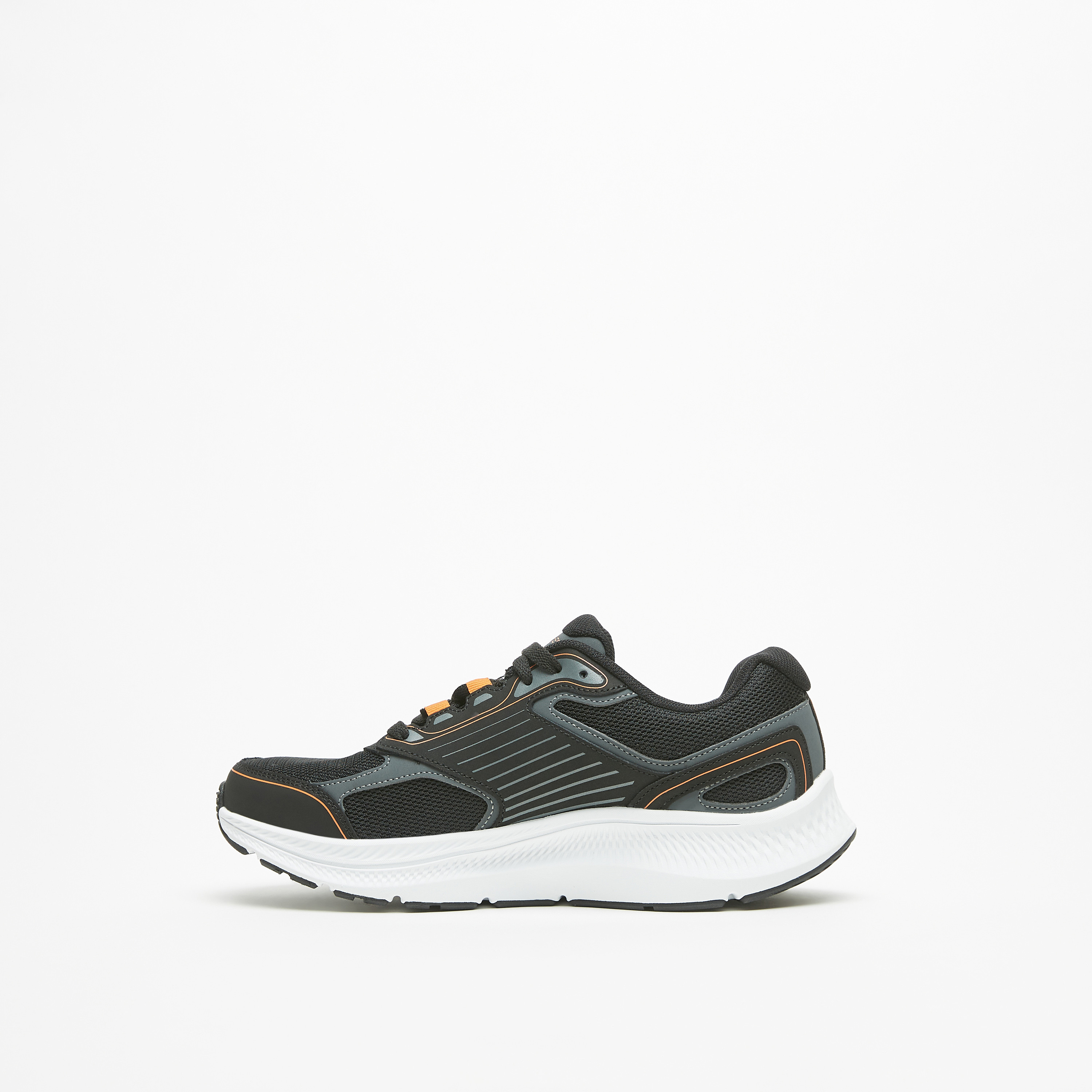 Skechers Go Run Consistent 2.0 Men Air Cooled Goga Mat Running Shoes 220866-BKOR | OE-sports-men-shoes-image-3