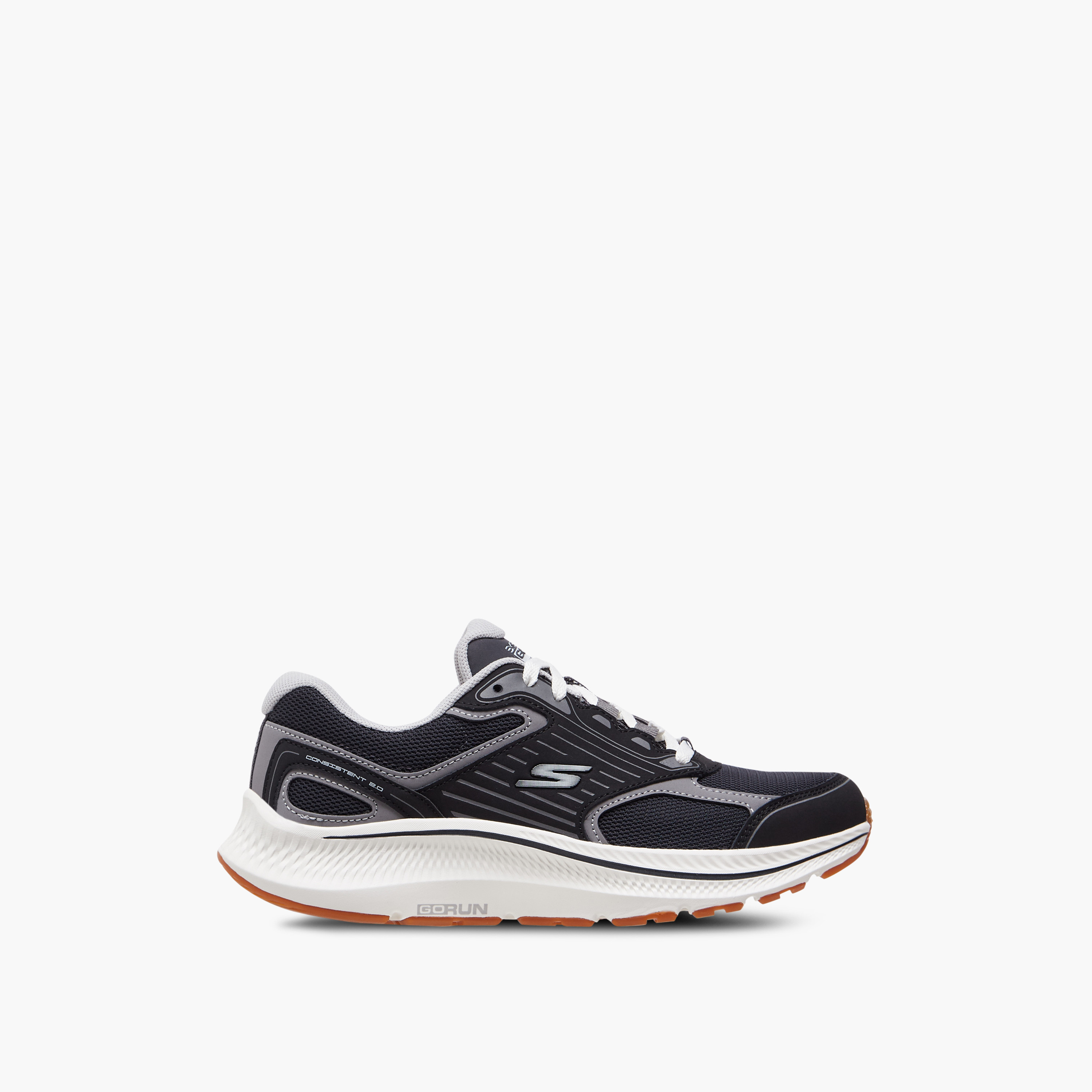 Skechers Go Run Consistent 2.0 Men Air Cooled Goga Mat Running Shoes 220866-BKOR | OE-sports-men-shoes-image-3