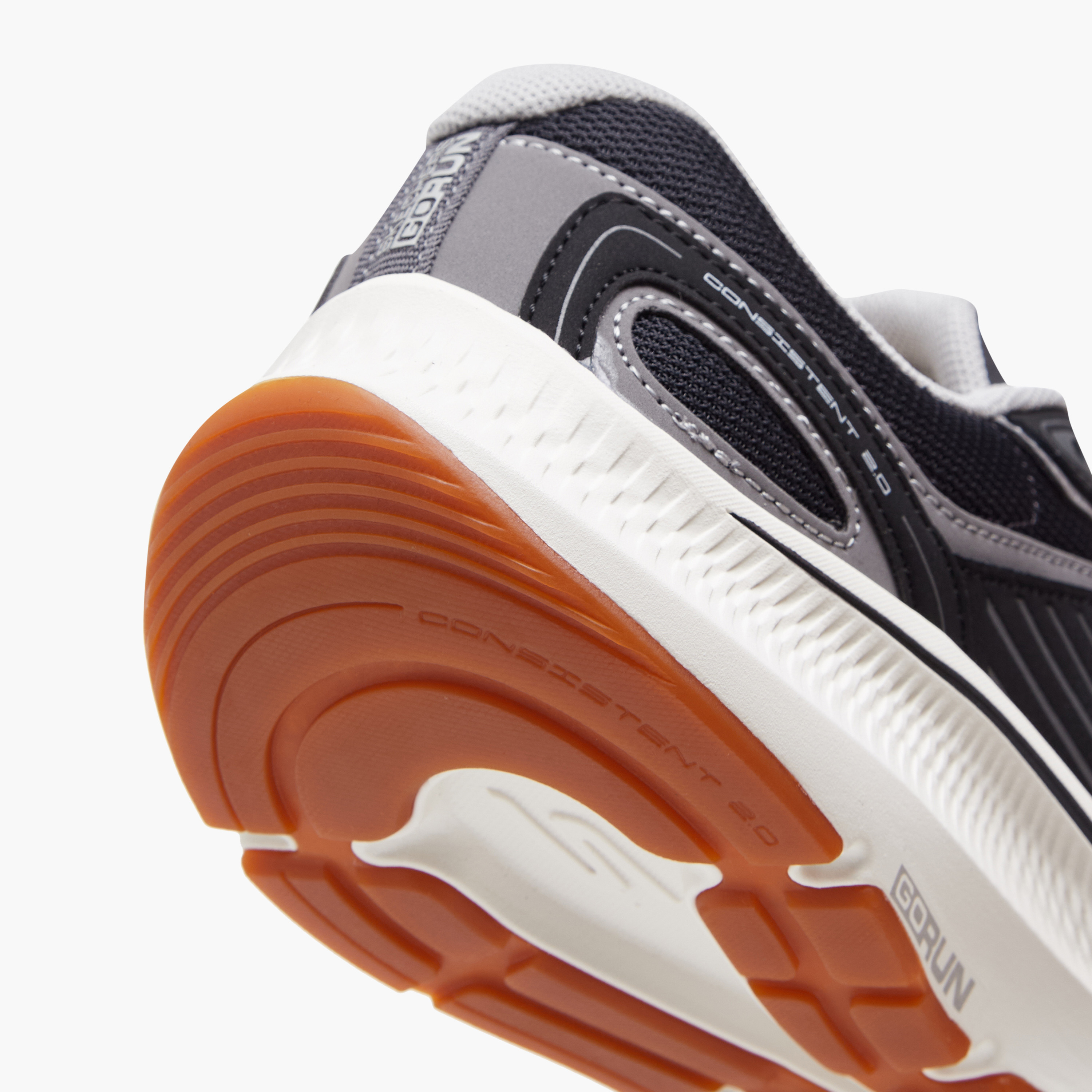 Skechers Go Run Consistent 2.0 Men Air Cooled Goga Mat Running Shoes 220866-BKOR | OE-sports-men-shoes-image-5