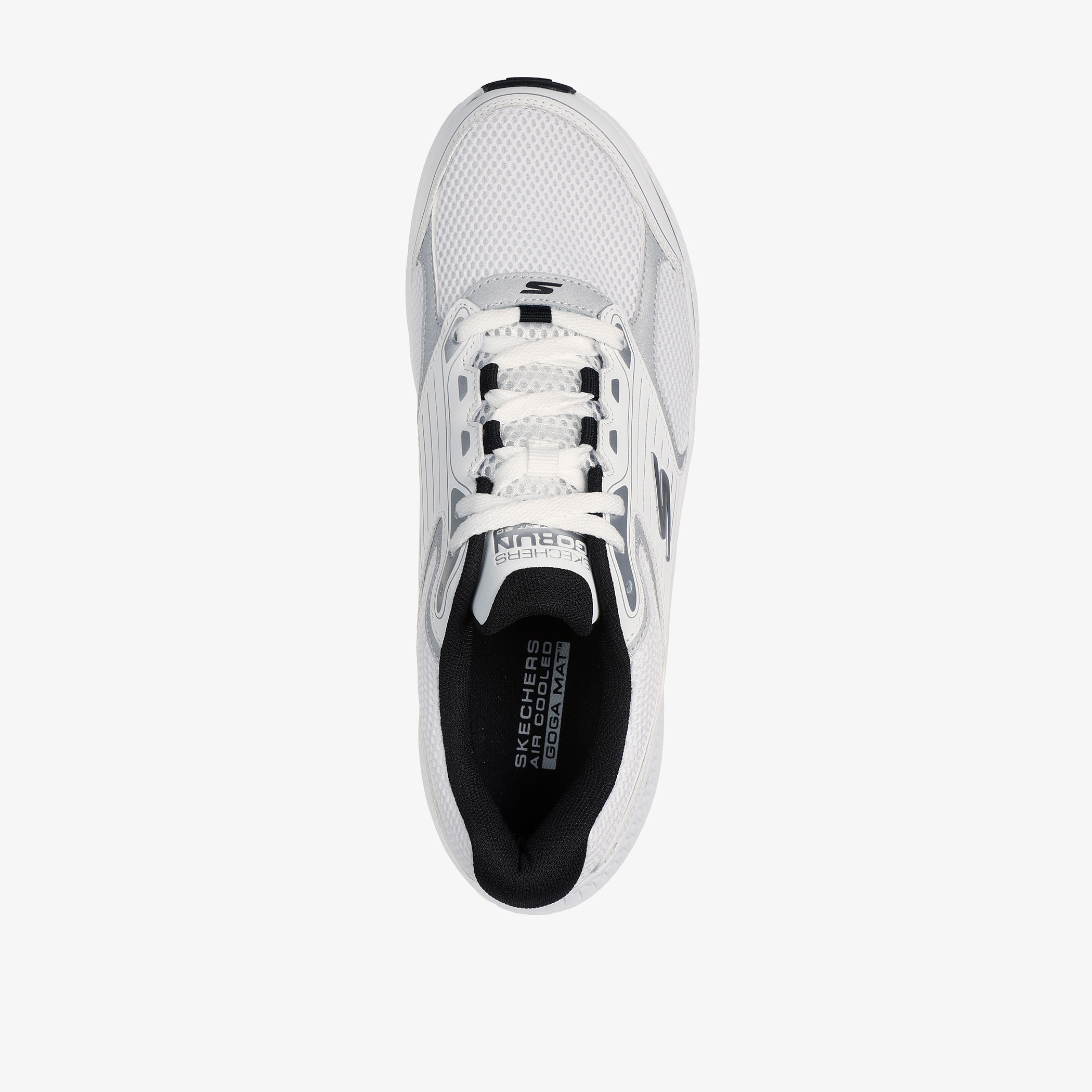 حذاء جري متعدد التصاميم برباط إغلاق للرجال من سكيتشرز - GO RUN CONSISTENT 2.0 - SILVER WOLF-sports-men-shoes-image-2