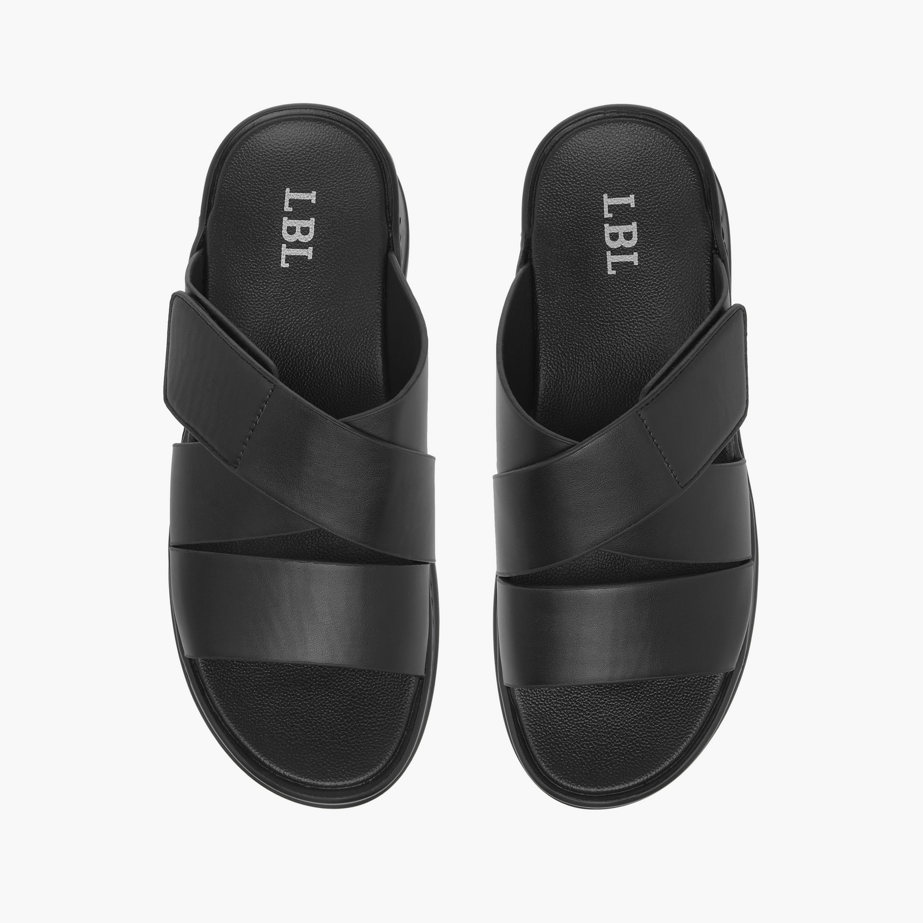 صندل عربي مريح سادة سهل الارتداء من إل بي إل من شو إكسبريس-men-shoes-sandals-image-1
