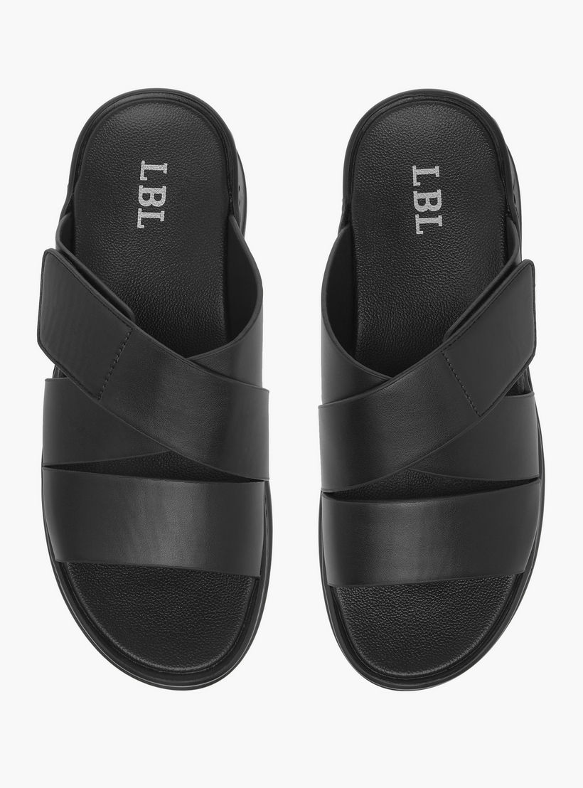 صندل عربي مريح سادة سهل الارتداء من إل بي إل من شو إكسبريس-men-shoes-sandals-image-1