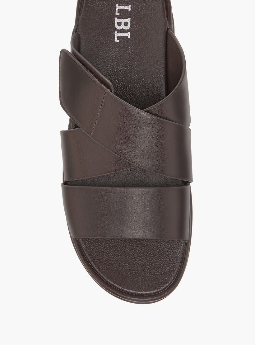 صندل عربي مريح سادة سهل الارتداء من إل بي إل من شو إكسبريس-men-shoes-sandals-image-3