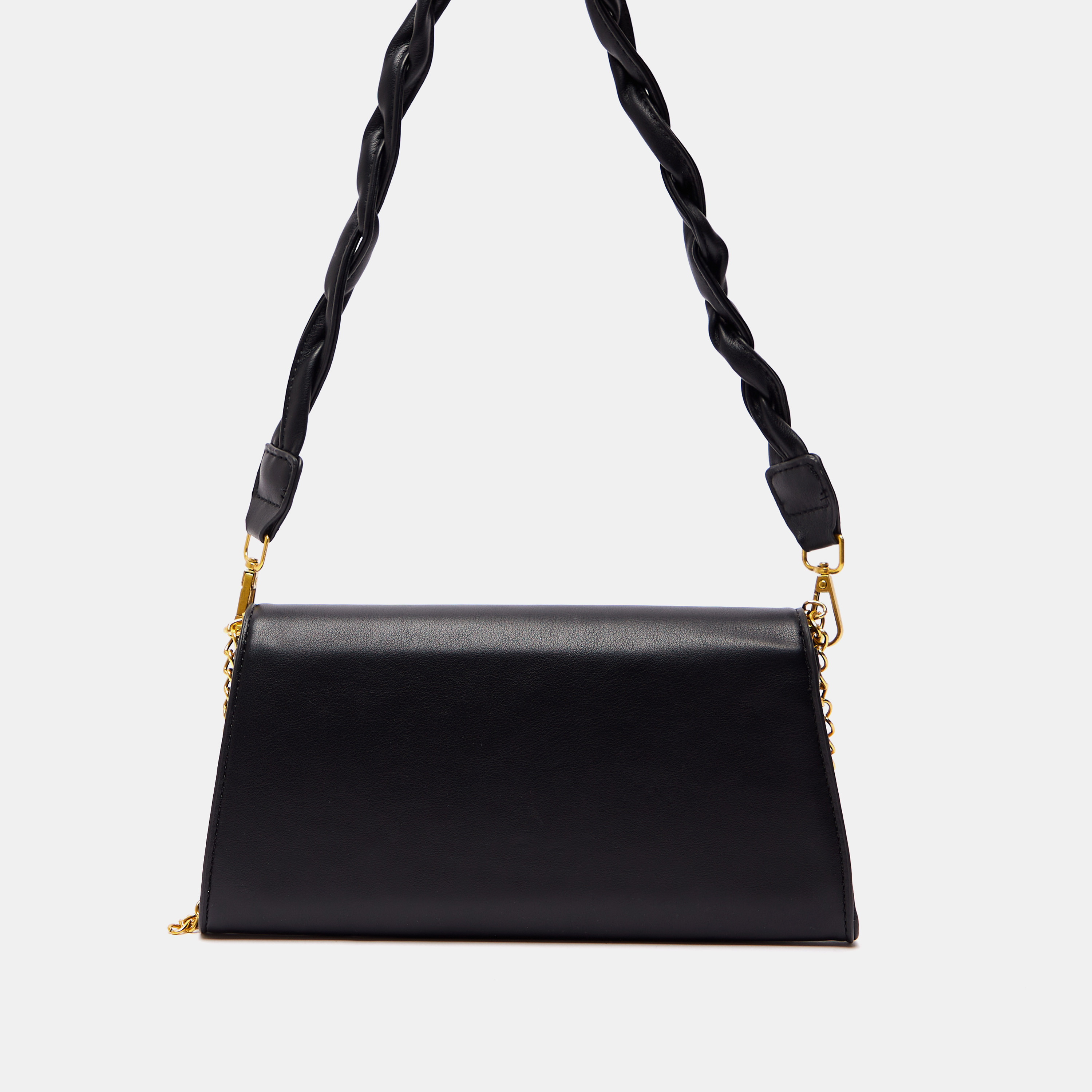 Solid Shoulder Bag with Detachable Strap and Flap Closure-women-bagsandwallets-handbags-image-4
