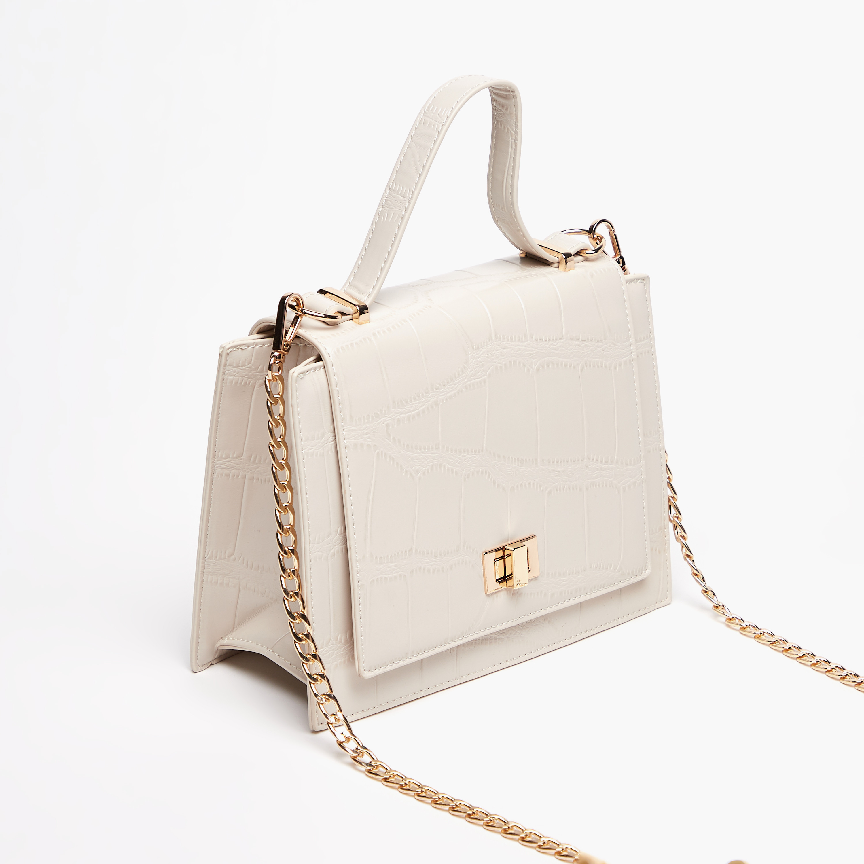 شنطة ساتشيل بارزة الملمس بتصميم جلد حيوانات وحزام سلسلة قابل للفصل-women-bagsandwallets-handbags-image-8
