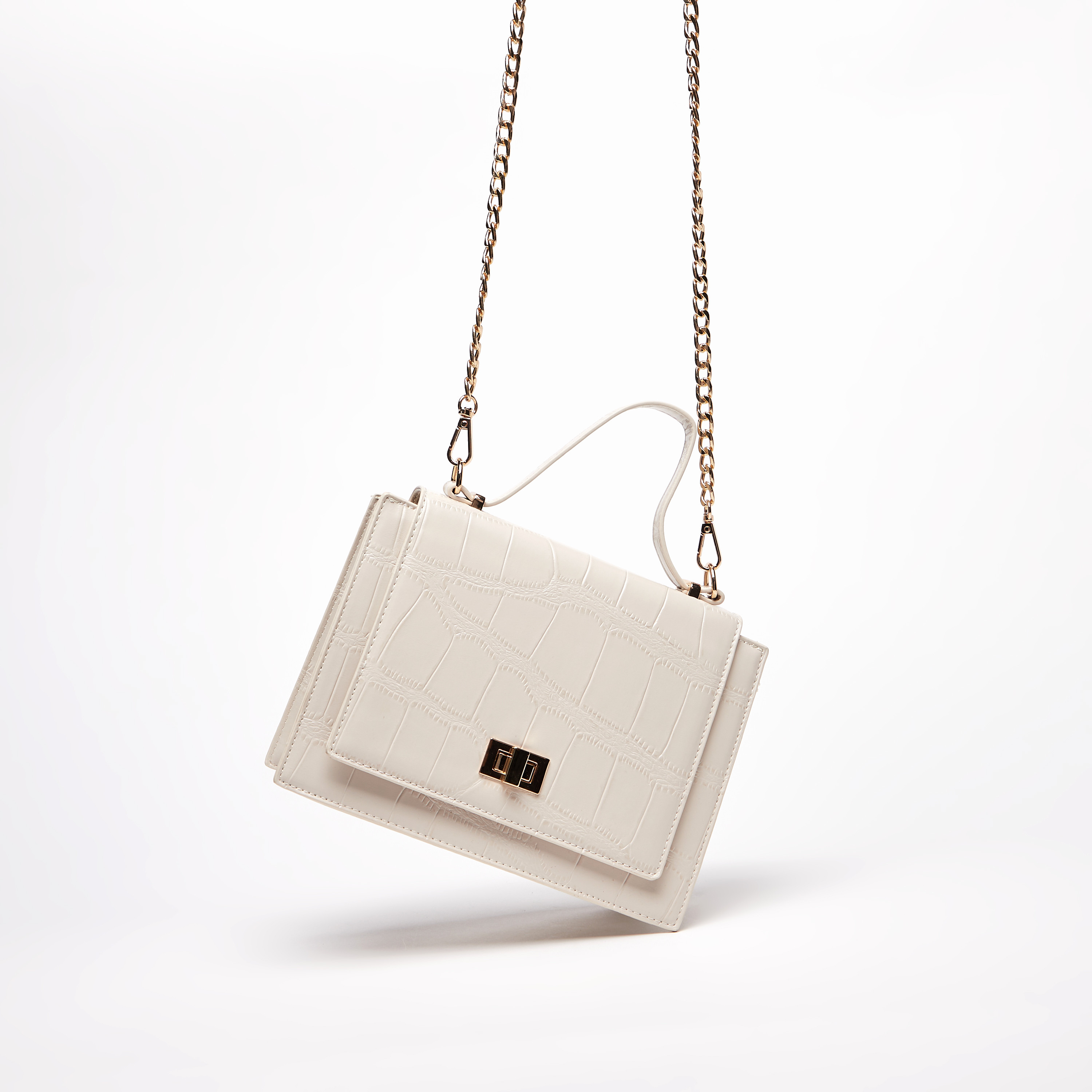 شنطة ساتشيل بارزة الملمس بتصميم جلد حيوانات وحزام سلسلة قابل للفصل-women-bagsandwallets-handbags-image-9