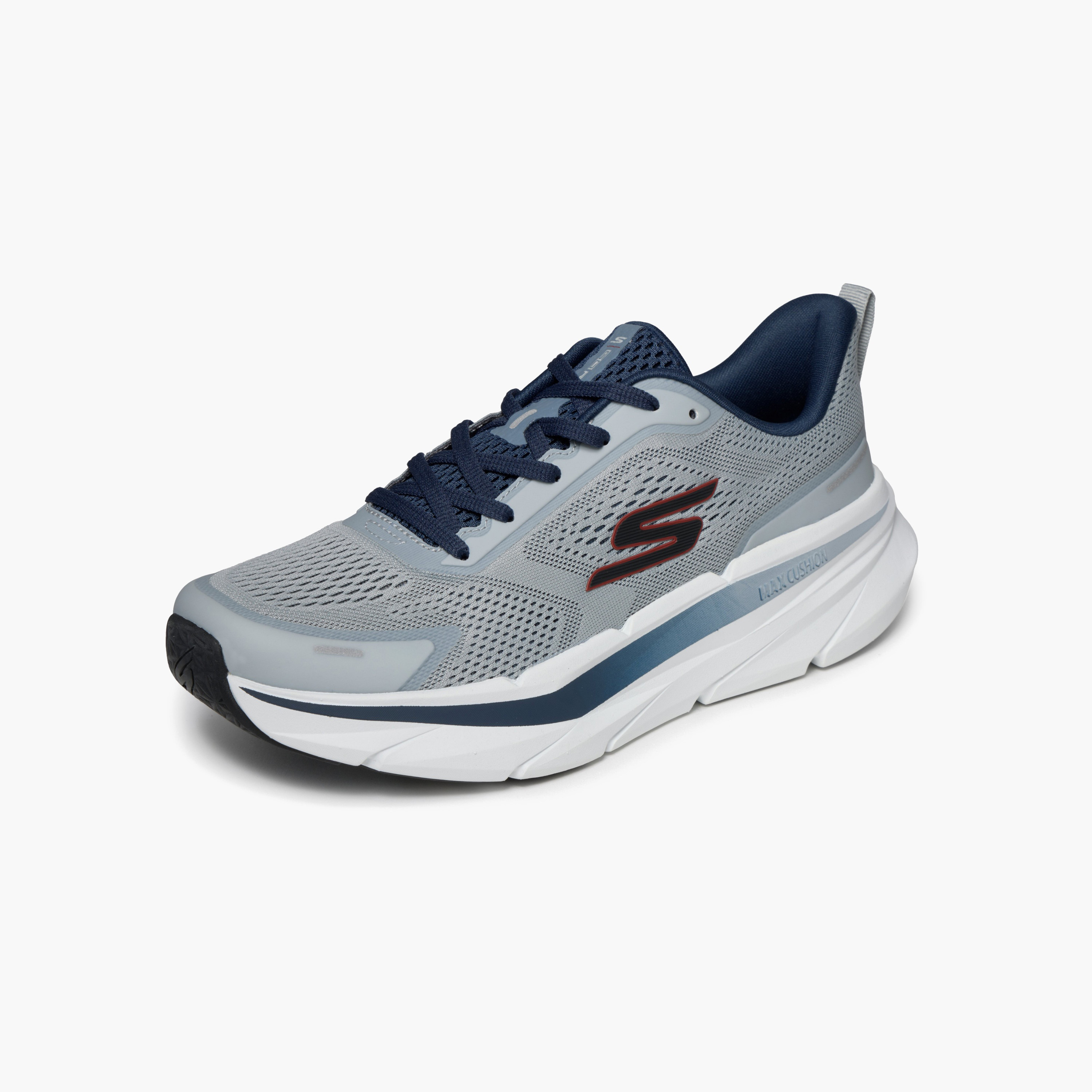Skechers Men MAX CUSHIONING PREMIER 3 Logo Lace-Up Sports Shoes-men-shoes-sneakers-image-3