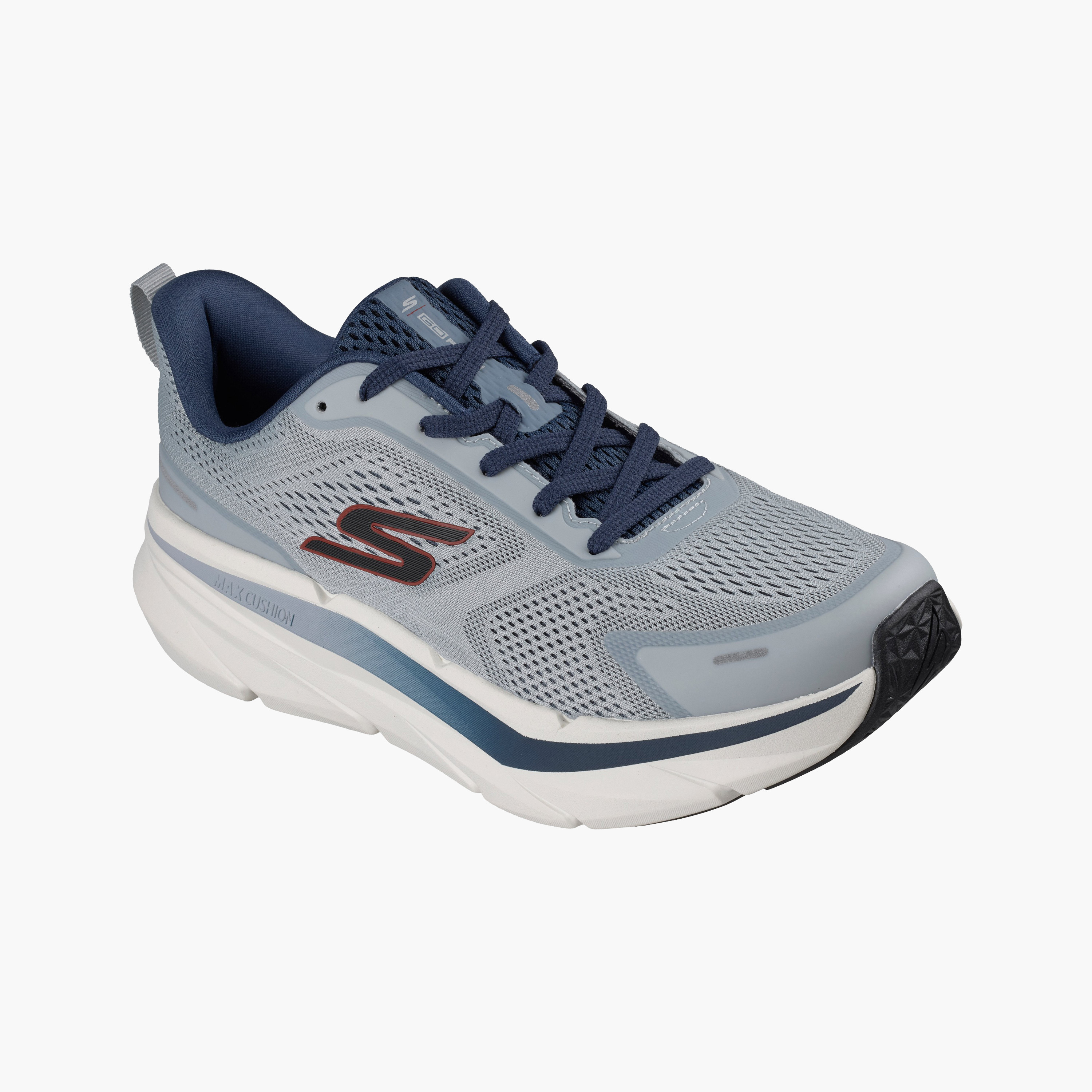 Skechers Men MAX CUSHIONING PREMIER 3 Logo Lace-Up Sports Shoes-men-shoes-sneakers-image-5