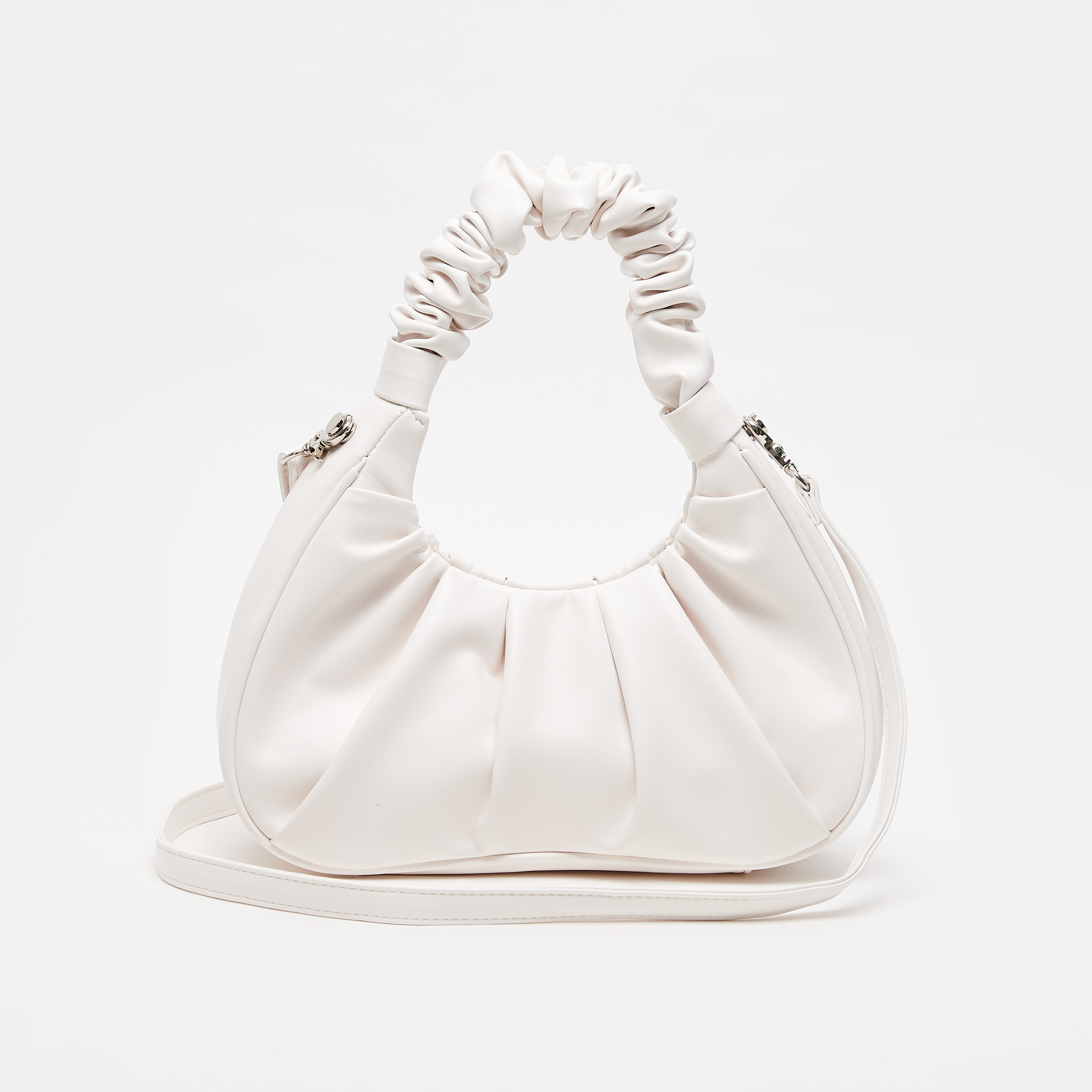 Ruched best sale shoulder bag