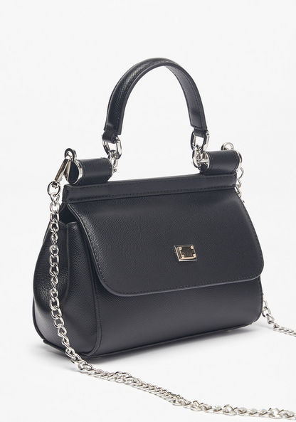 Haadana Satchel Bag with Detachable Chain-Women%27s Handbags-image-2