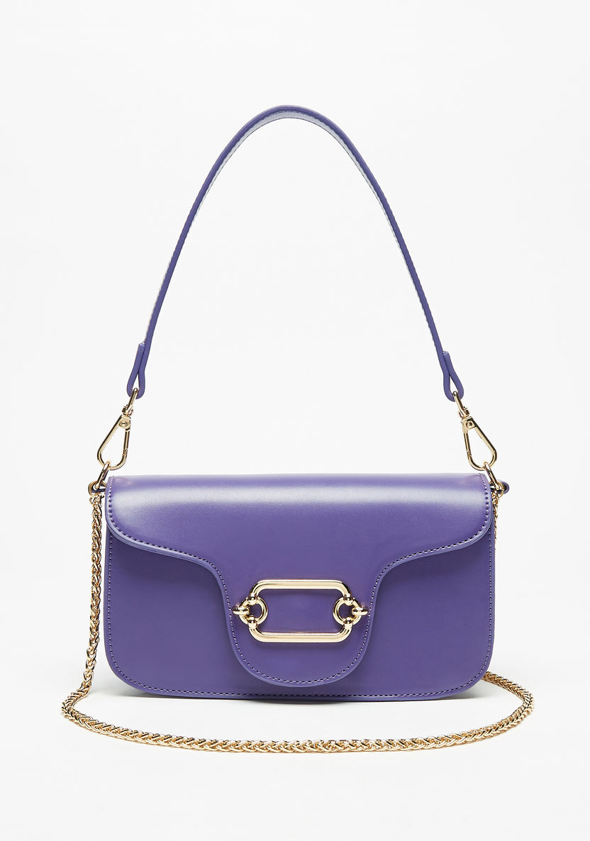 Haadana Solid Shoulder Bag-Women%27s Handbags-image-0