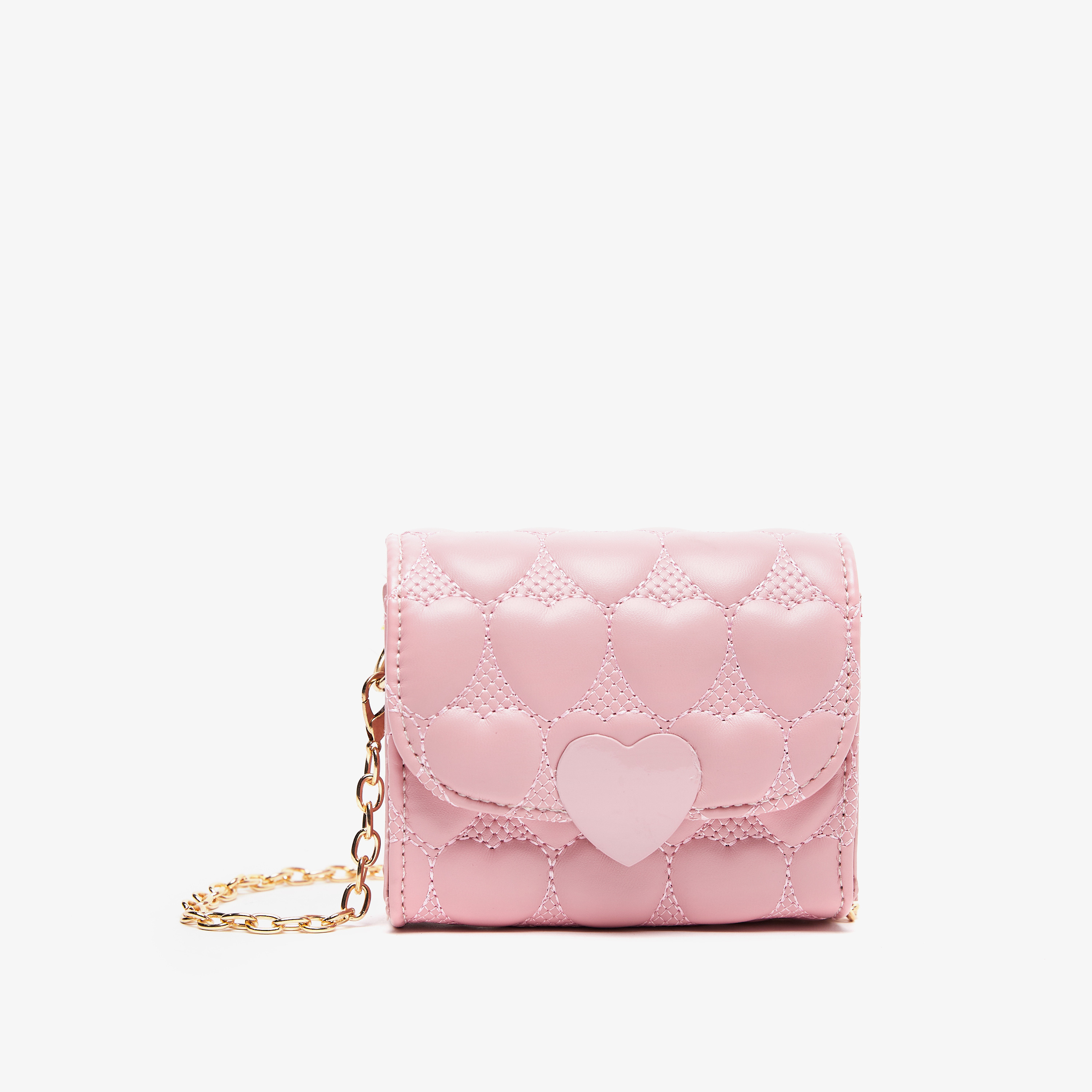 Pink cheap quilted handbag