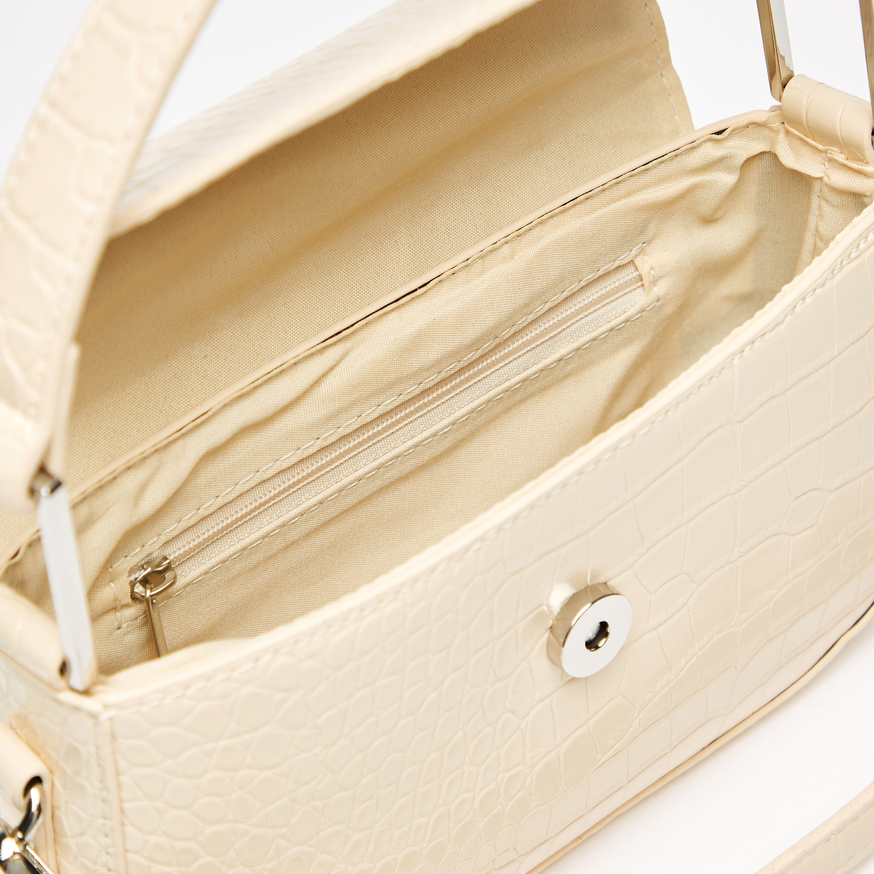 Textured Crossbody Bag with Detachable Strap and Button Closure-women-bagsandwallets-handbags-image-5