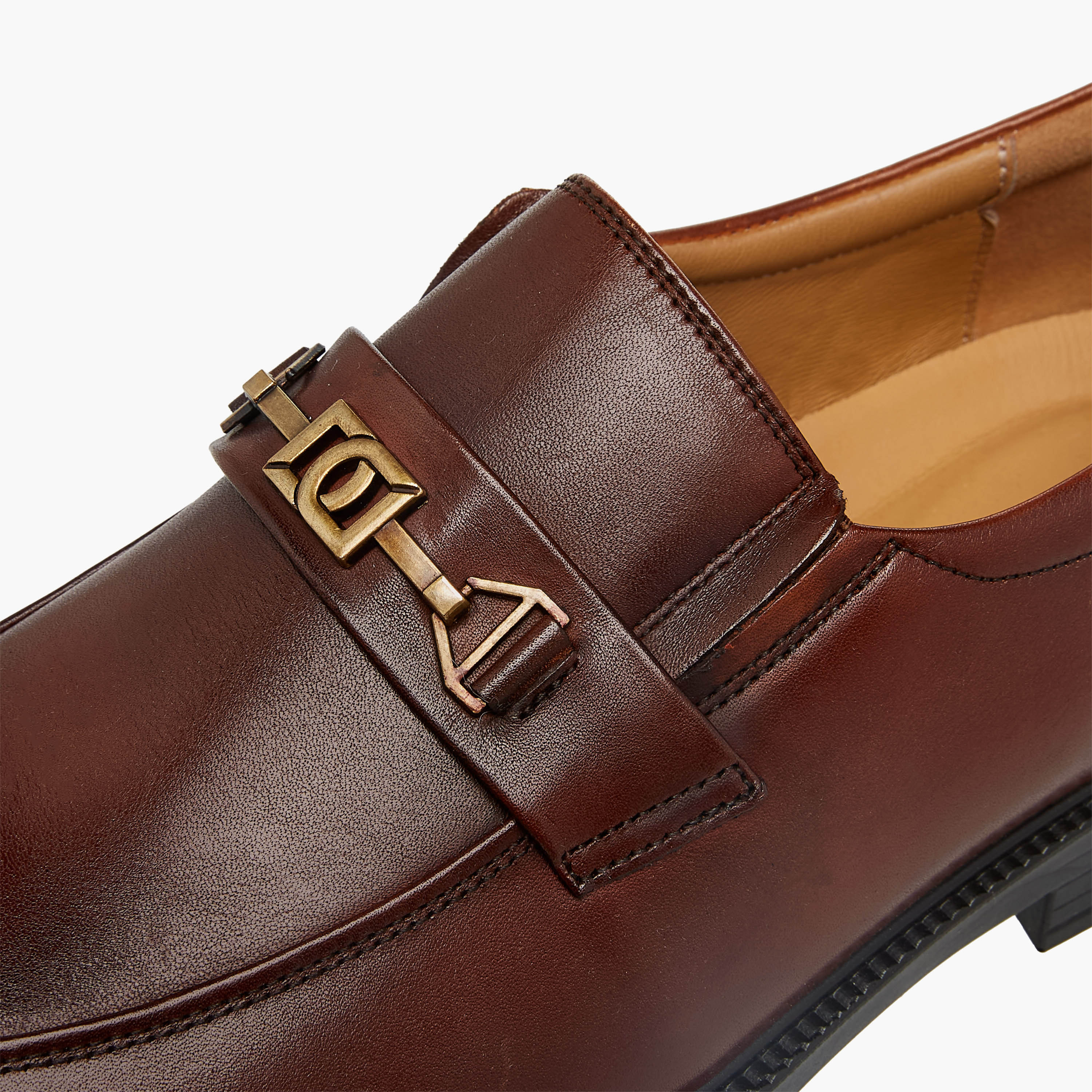 Duchini Men Solid Slip-On Leather Loafers-men-shoes-loafersandmoccasins-image-4