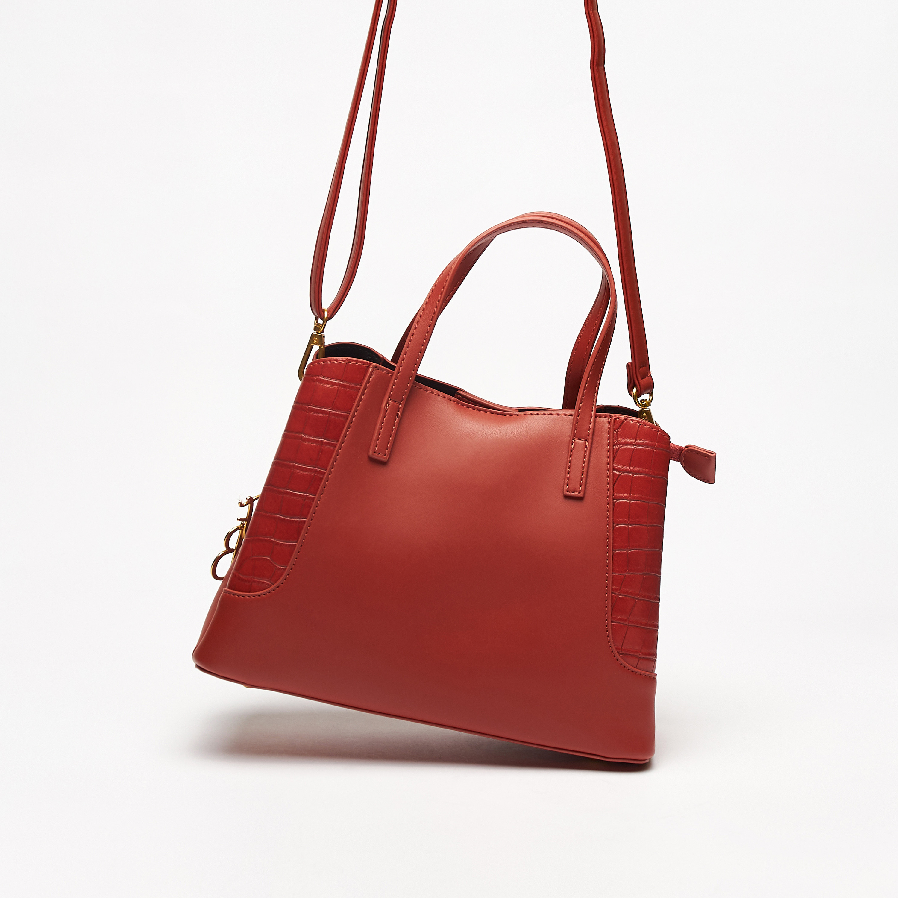 شنطة توتي سادة بأحزمة مزدوجة وسحاب إغلاق من فلورا بيلا-women-bagsandwallets-handbags-image-2