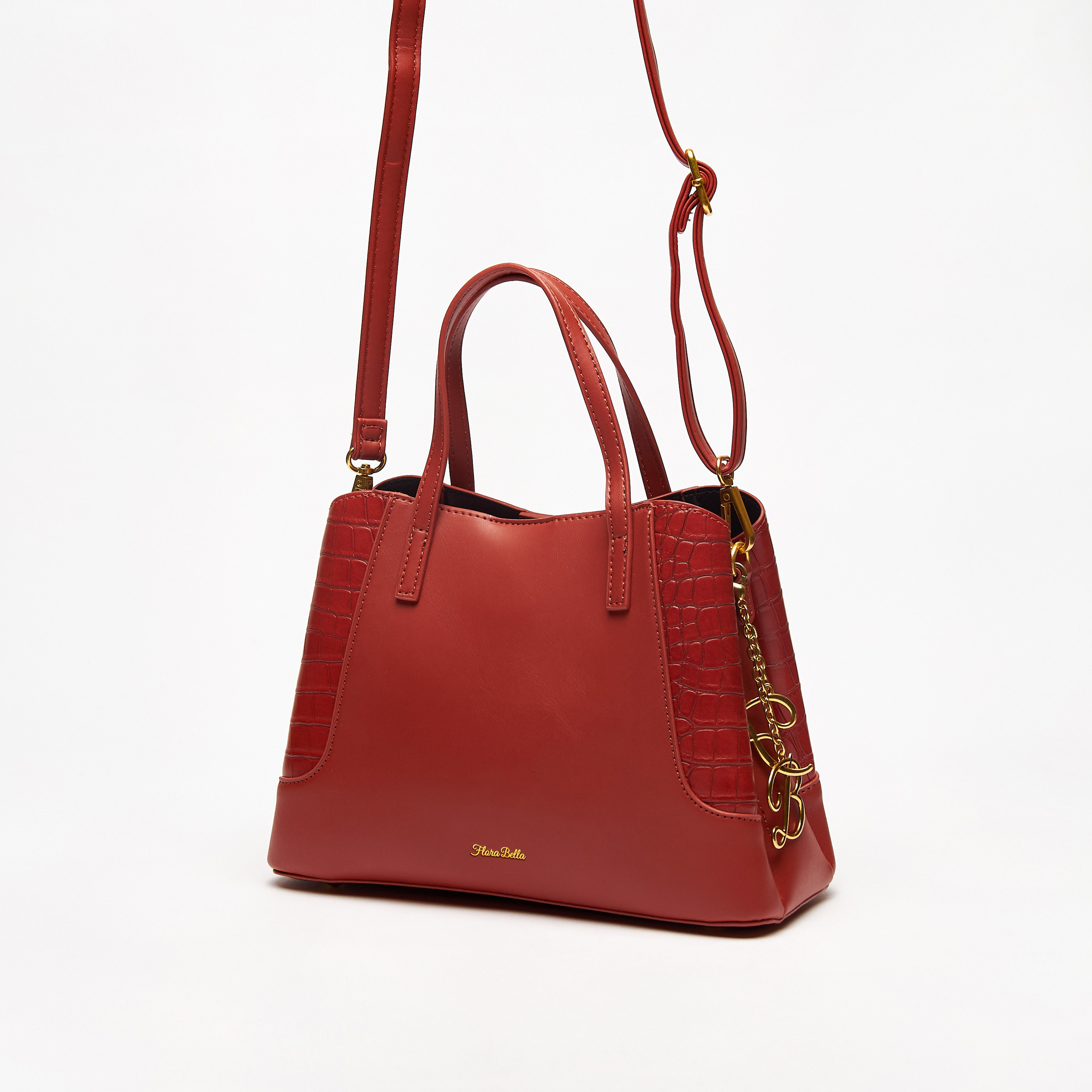 شنطة توتي سادة بأحزمة مزدوجة وسحاب إغلاق من فلورا بيلا-women-bagsandwallets-handbags-image-3