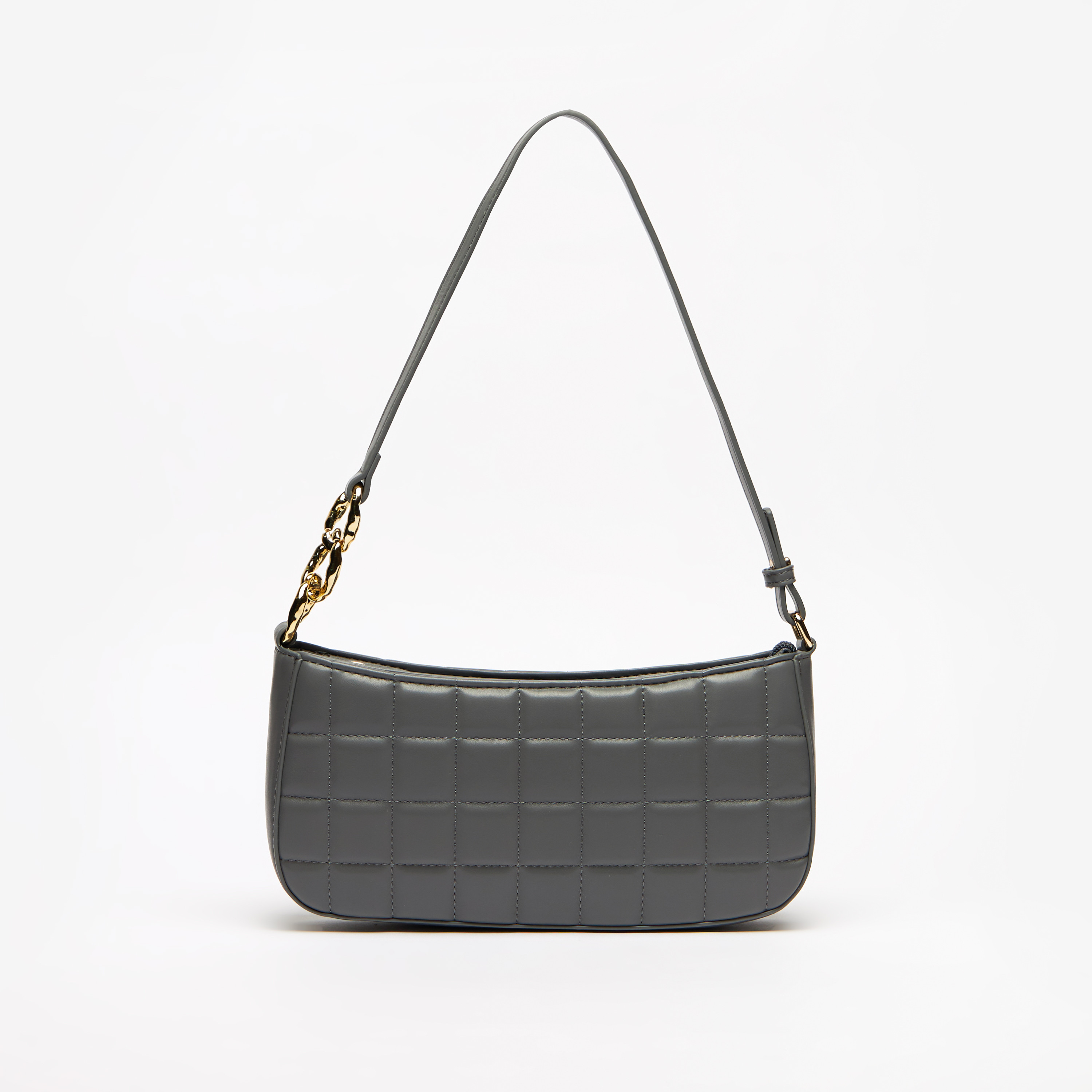 Quilted shoulder bag with chain sales strap