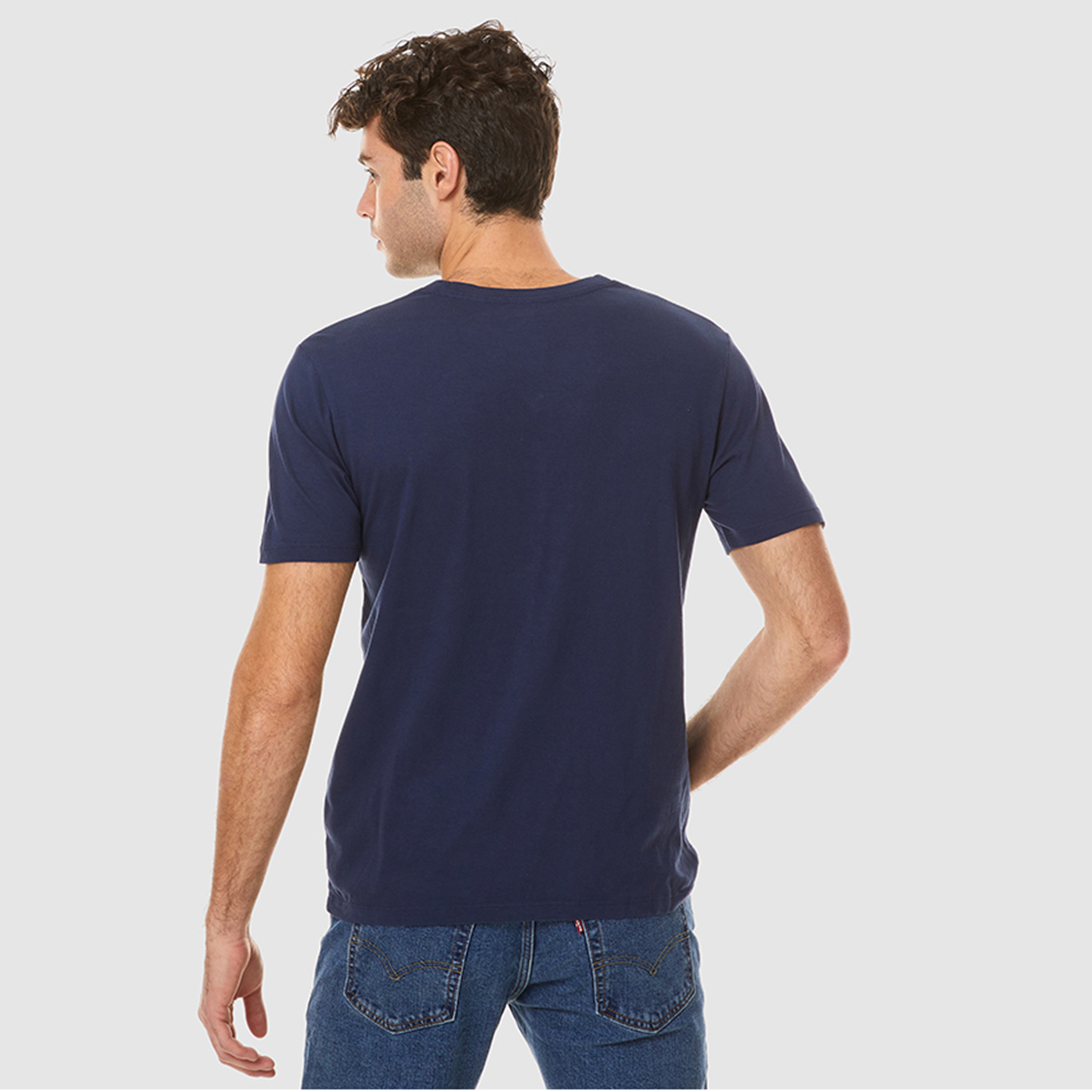 Levi's Men Blue Graphic Crew Neck Short Sleeves T-Shirt-men-clothing-tshirtsandpolos-tshirts-image-2