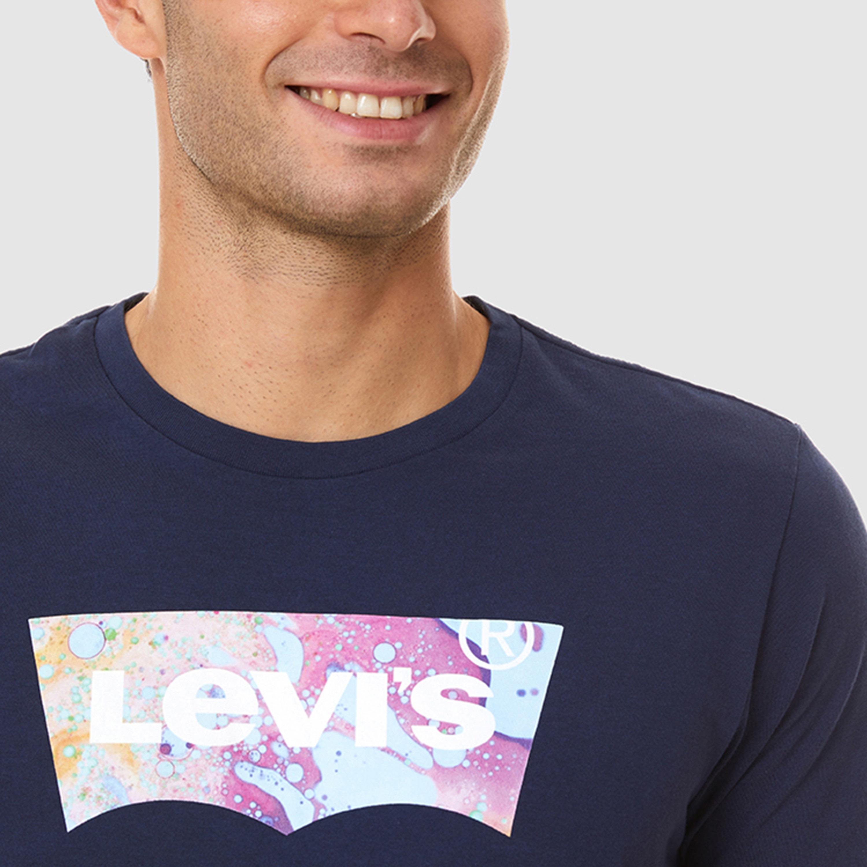 Levi's Men Blue Graphic Crew Neck Short Sleeves T-Shirt-men-clothing-tshirtsandpolos-tshirts-image-4
