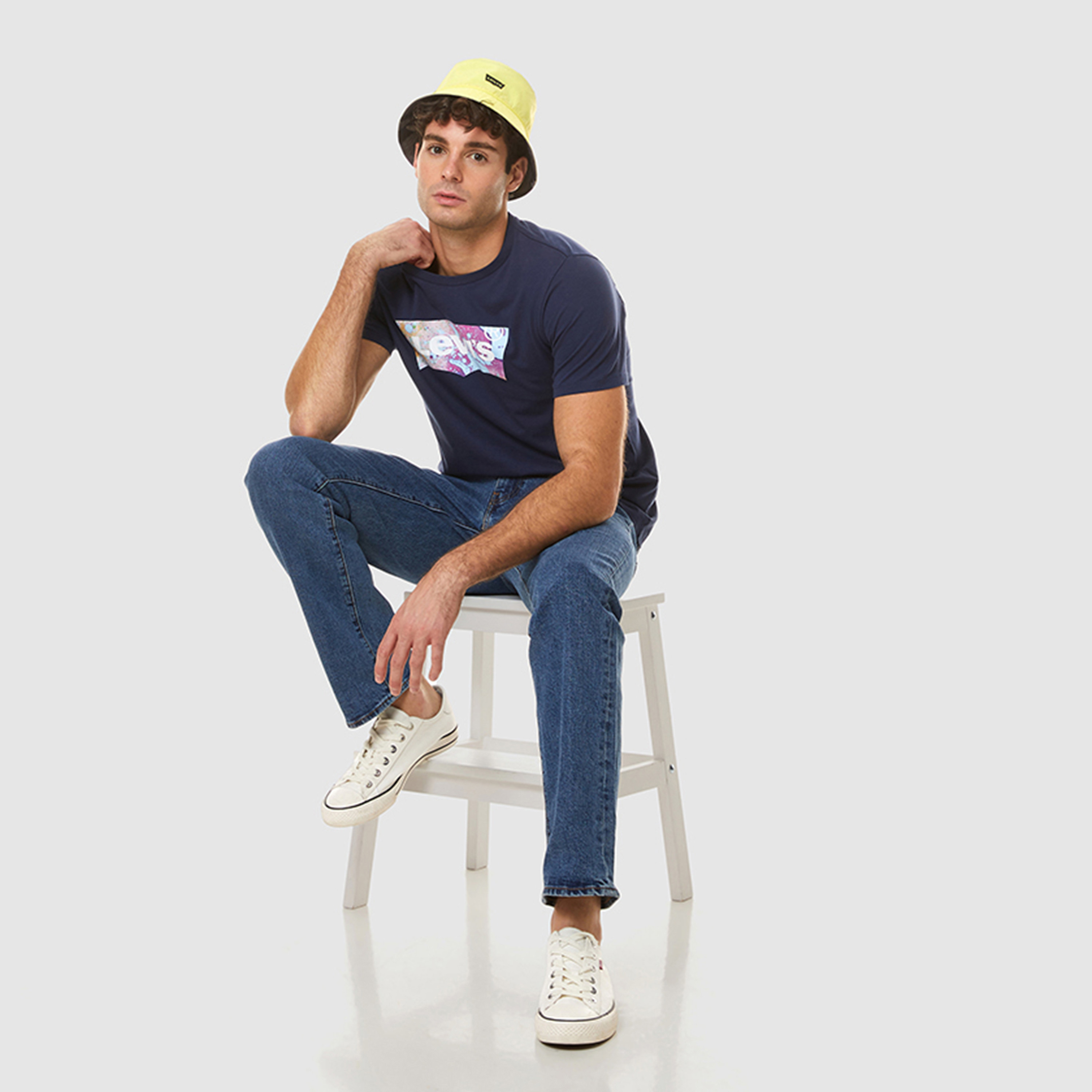 Levi's Men Blue Graphic Crew Neck Short Sleeves T-Shirt-men-clothing-tshirtsandpolos-tshirts-image-5