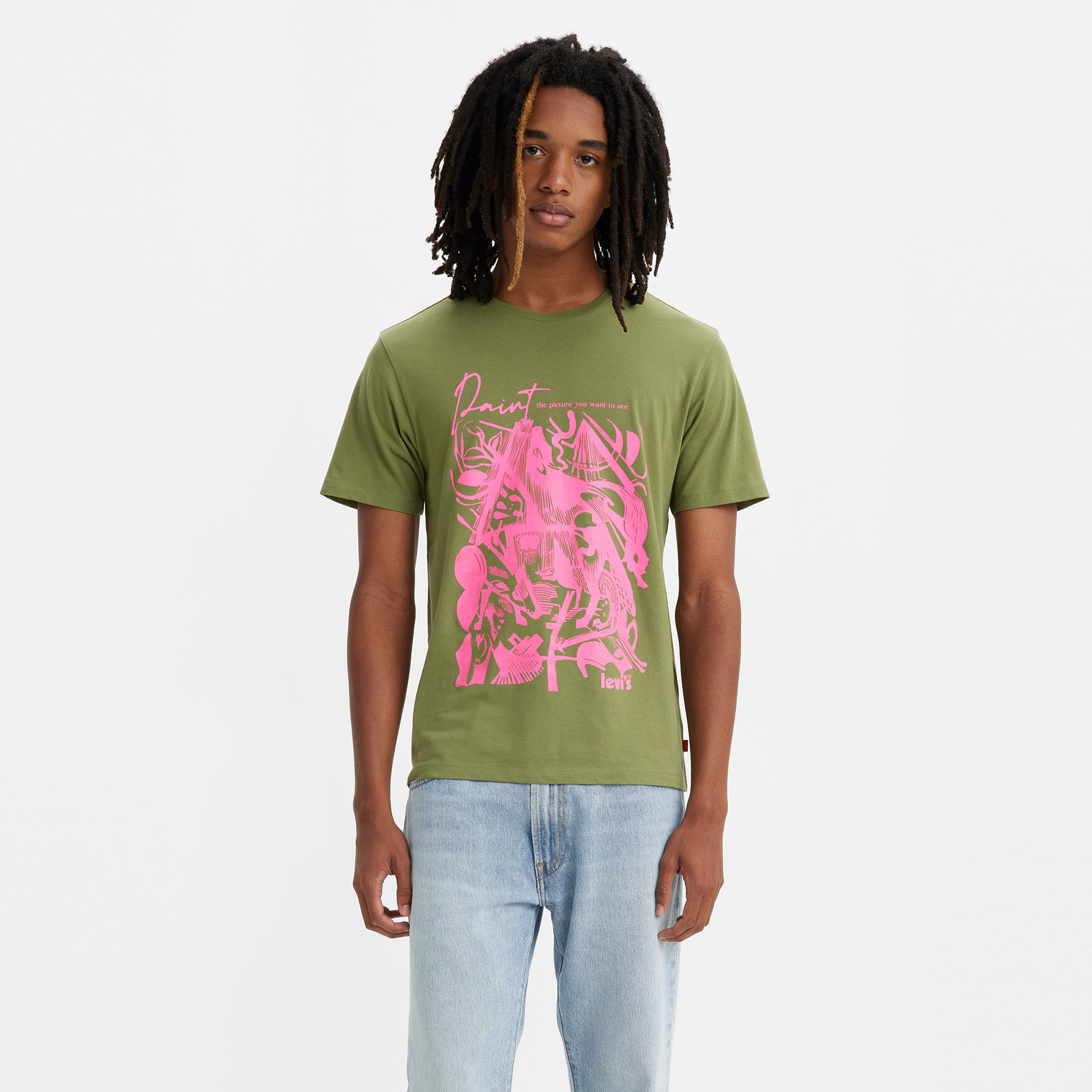 تي شيرت ليفايز جرافيك بأكمام قصيرة وياقة دائرية-men-clothing-tshirtsandpolos-tshirts-image-1