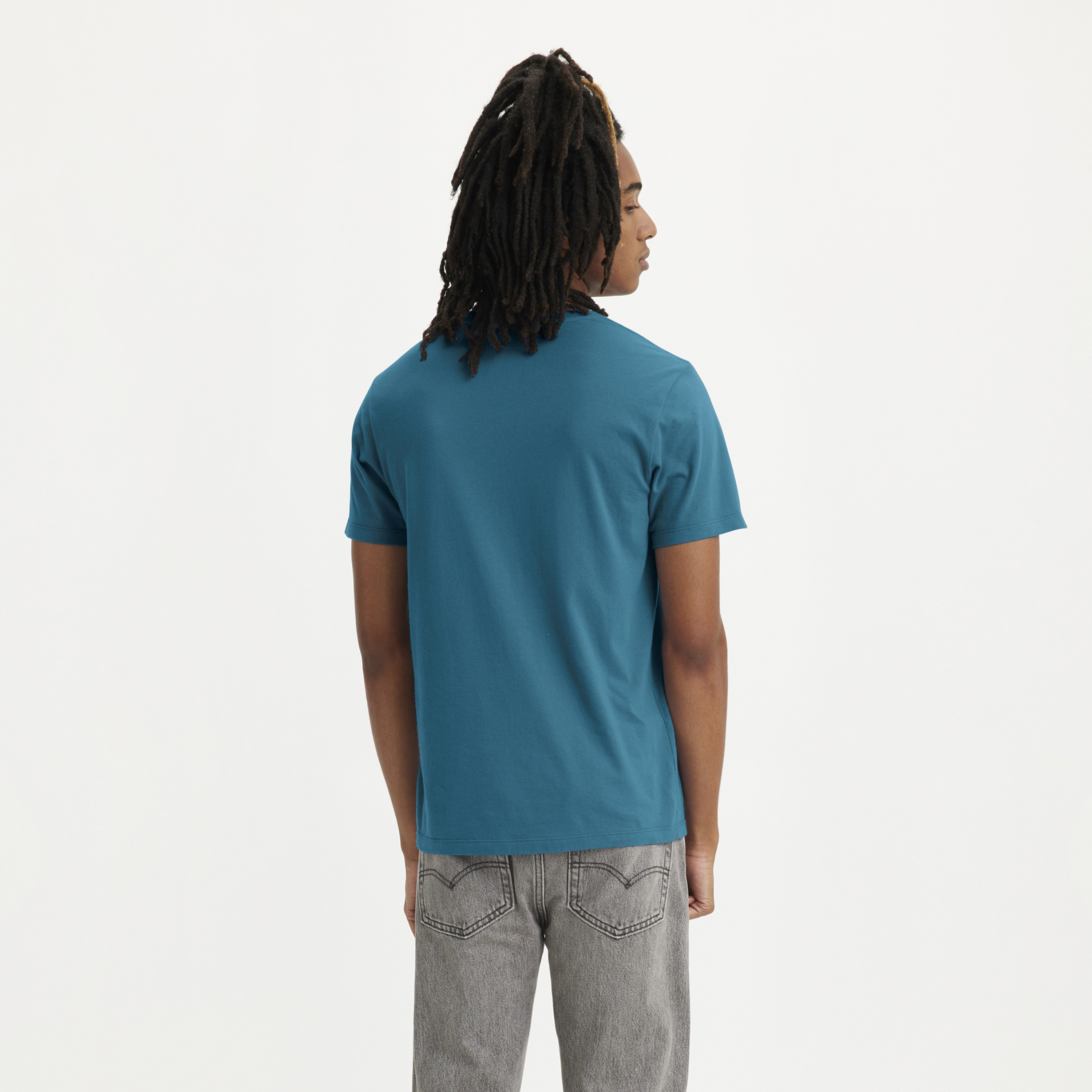 تيشيرت ليفايز بأكمام قصيرة وياقة دائرية مع شعار-men-clothing-tshirtsandpolos-tshirts-image-2
