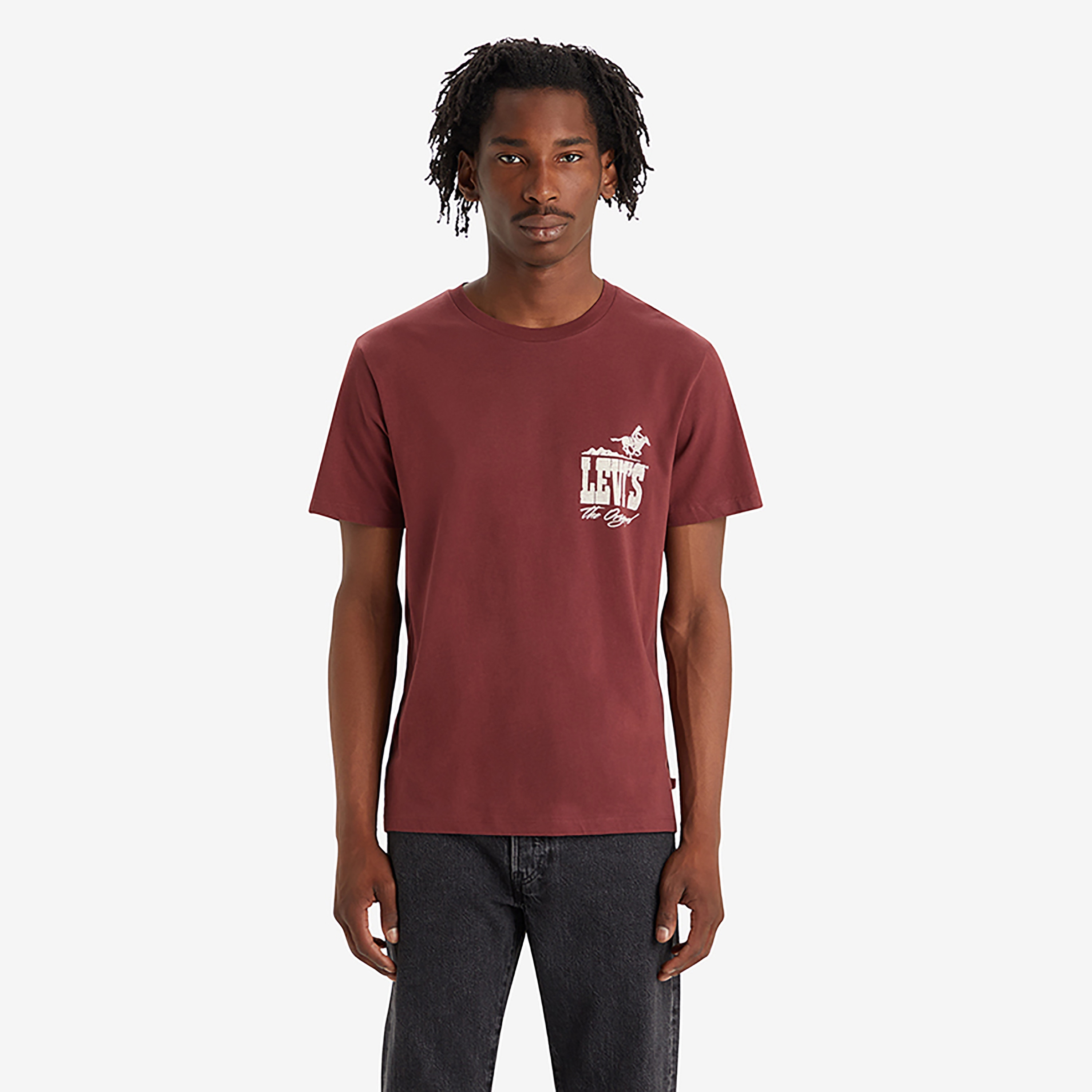 Levi's Logo Crew Neck Short Sleeves T-Shirt-men-clothing-tshirtsandpolos-tshirts-image-1