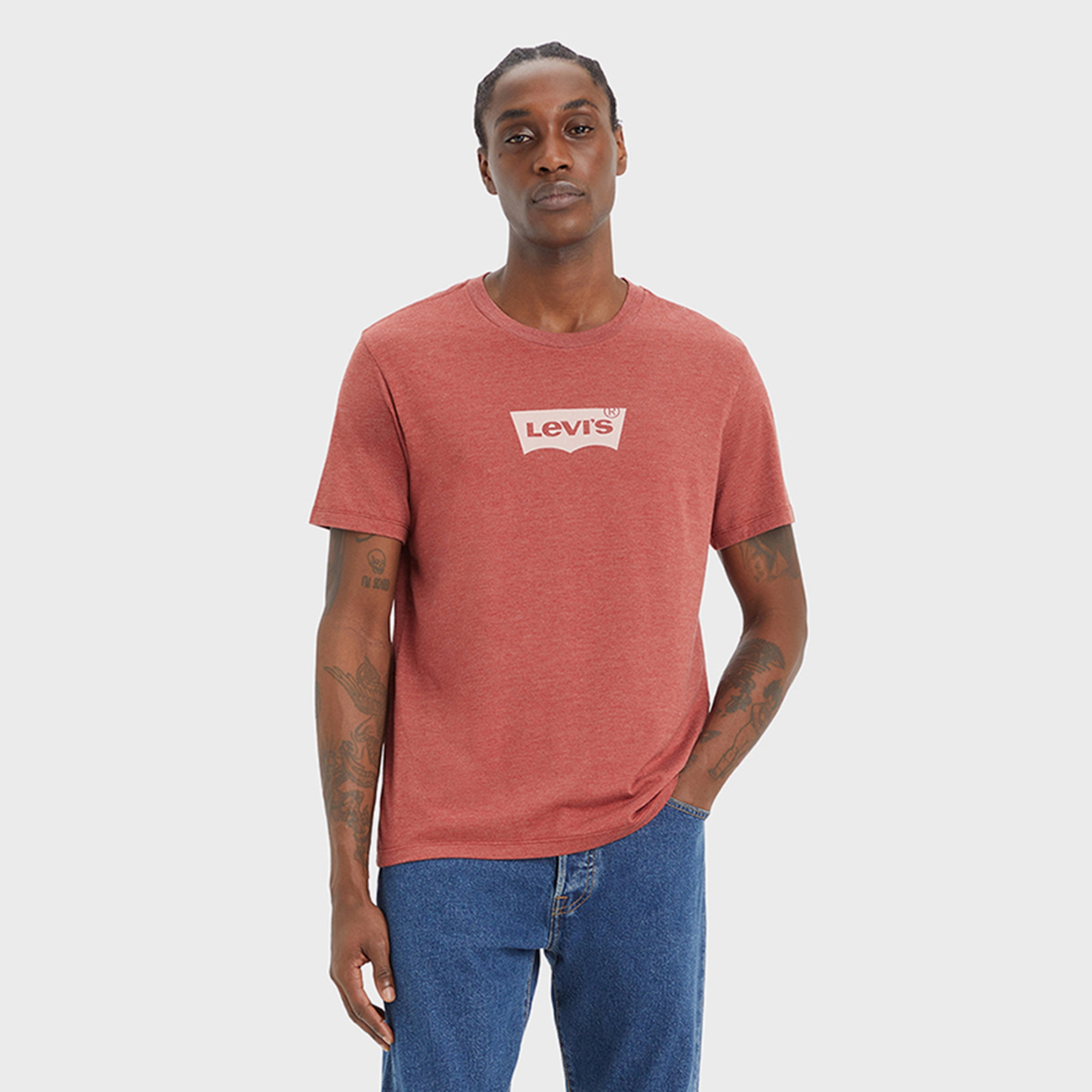 Levi's Logo Print Crew Neck Short Sleeves Men's T-Shirt-men-clothing-tshirtsandpolos-tshirts-image-3