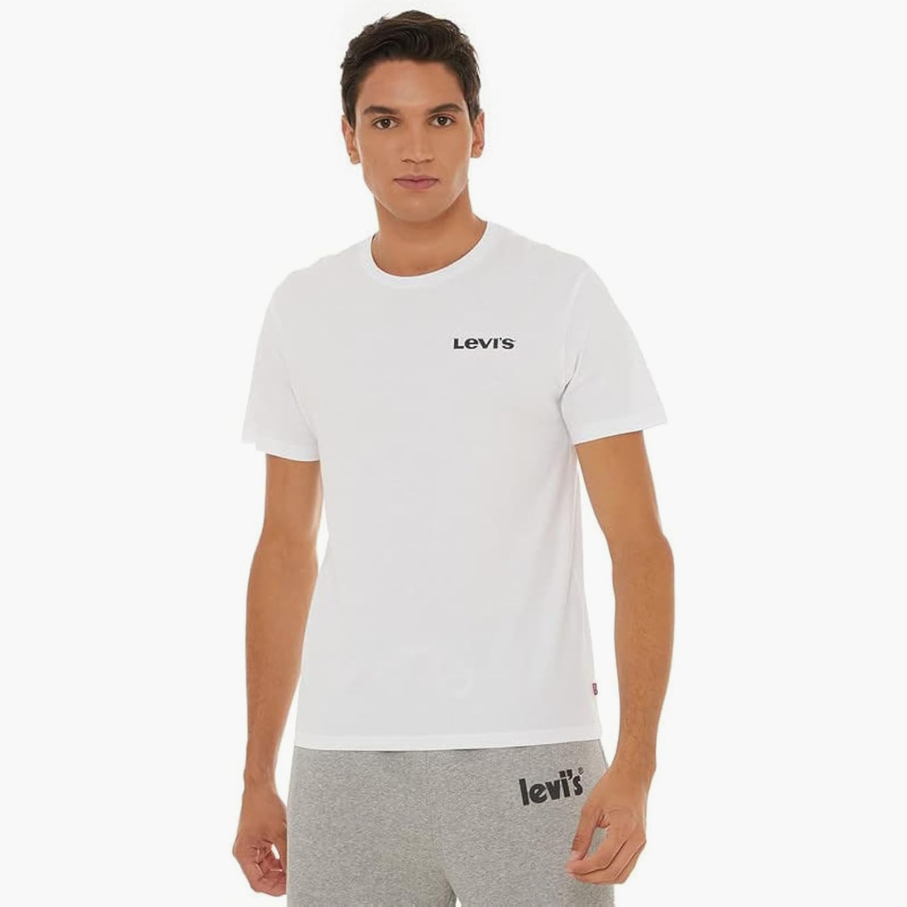 Levi's Logo Print Crew Neck Short Sleeves Men's T-Shirt-men-clothing-tshirtsandpolos-tshirts-image-1