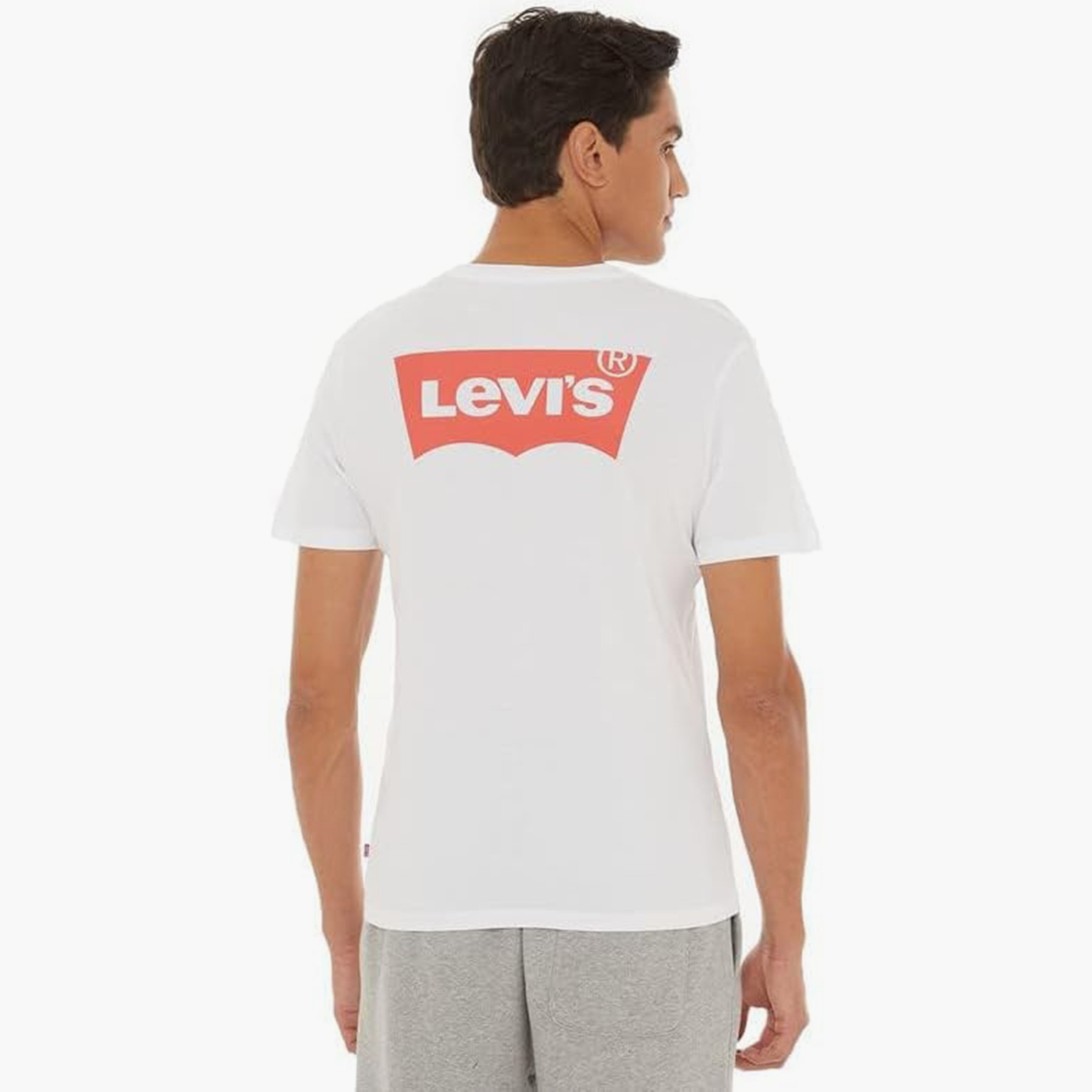 Levi's Logo Print Crew Neck Short Sleeves Men's T-Shirt-men-clothing-tshirtsandpolos-tshirts-image-4