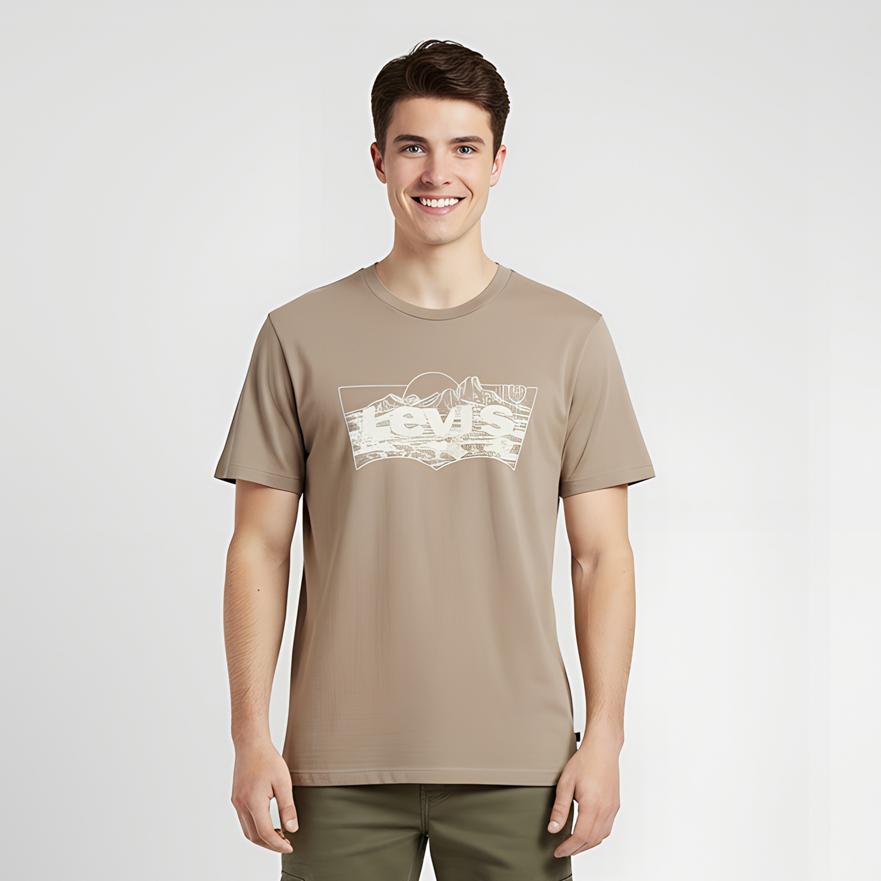 Levi's Graphic Print Crew Neck Short Sleeves Men's T-Shirt-men-clothing-tshirtsandpolos-tshirts-image-1