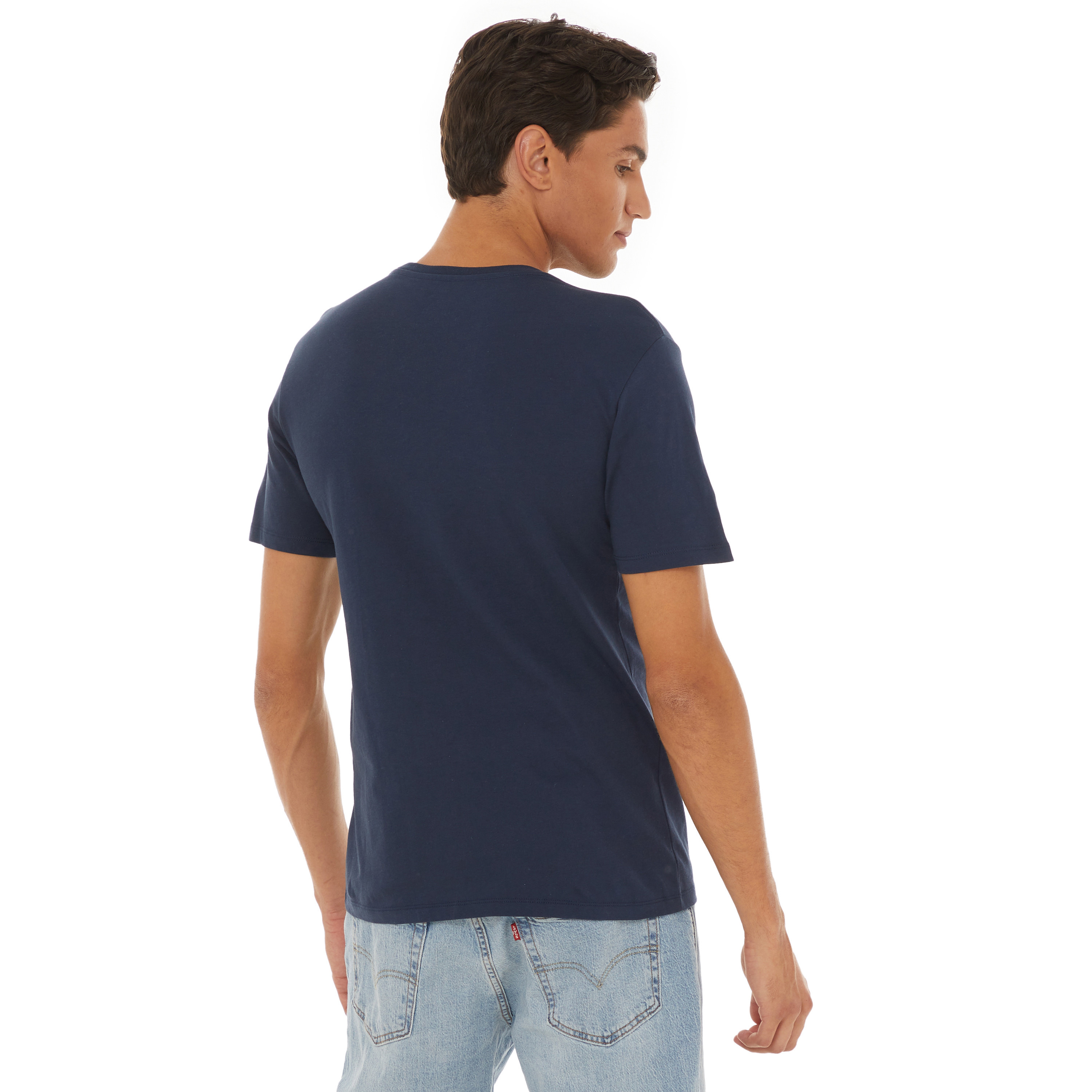 Levi's Men Blue Printed Crew Neck Short Sleeves T-Shirt-men-clothing-tshirtsandpolos-tshirts-image-2